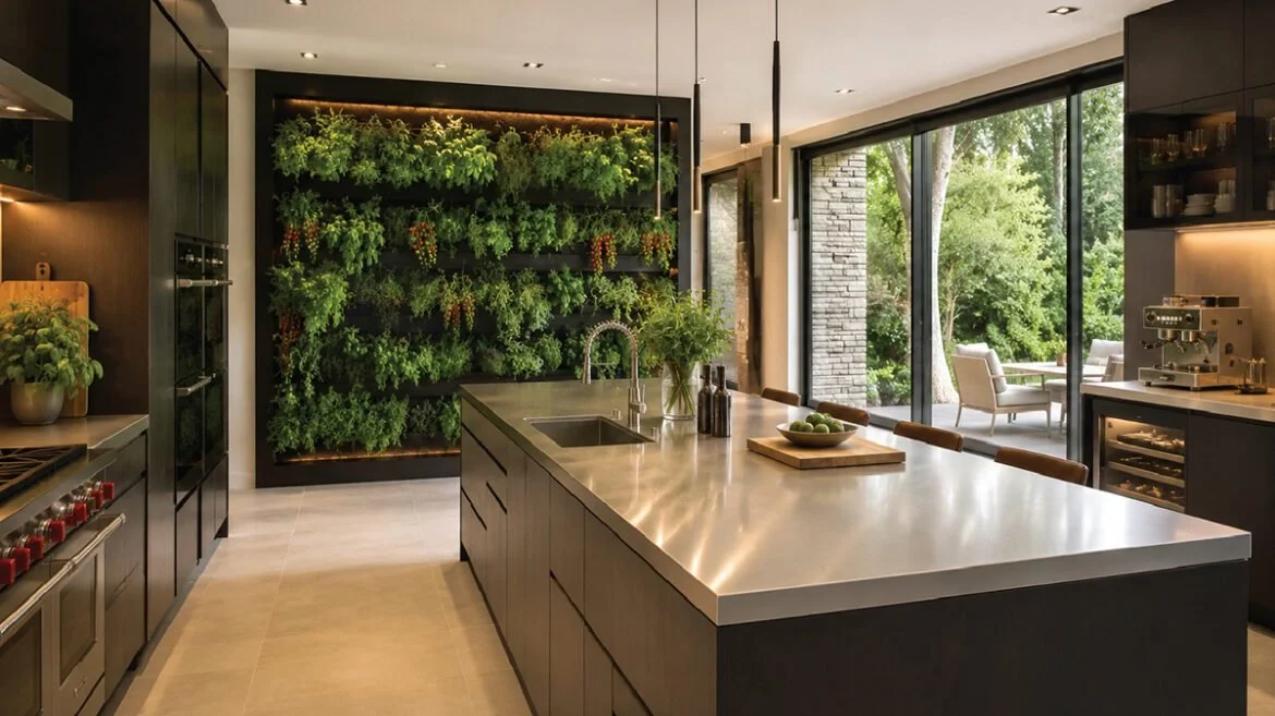 The Kitchen Wall That Serves as Edible Architecture