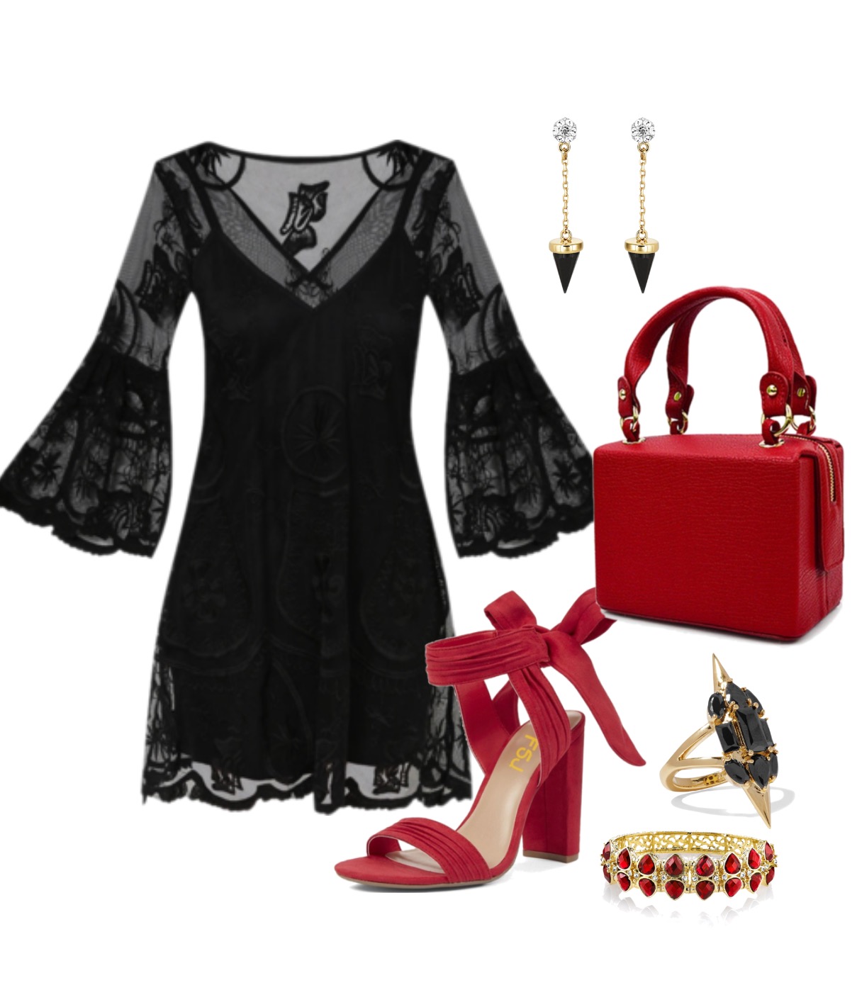 Jane will be attending a special event at the casino. She is originally from New Orleans and loves to party. We paired her with a little goth and sophistication, incorporating her love of black and favorite store Hot Topic. 