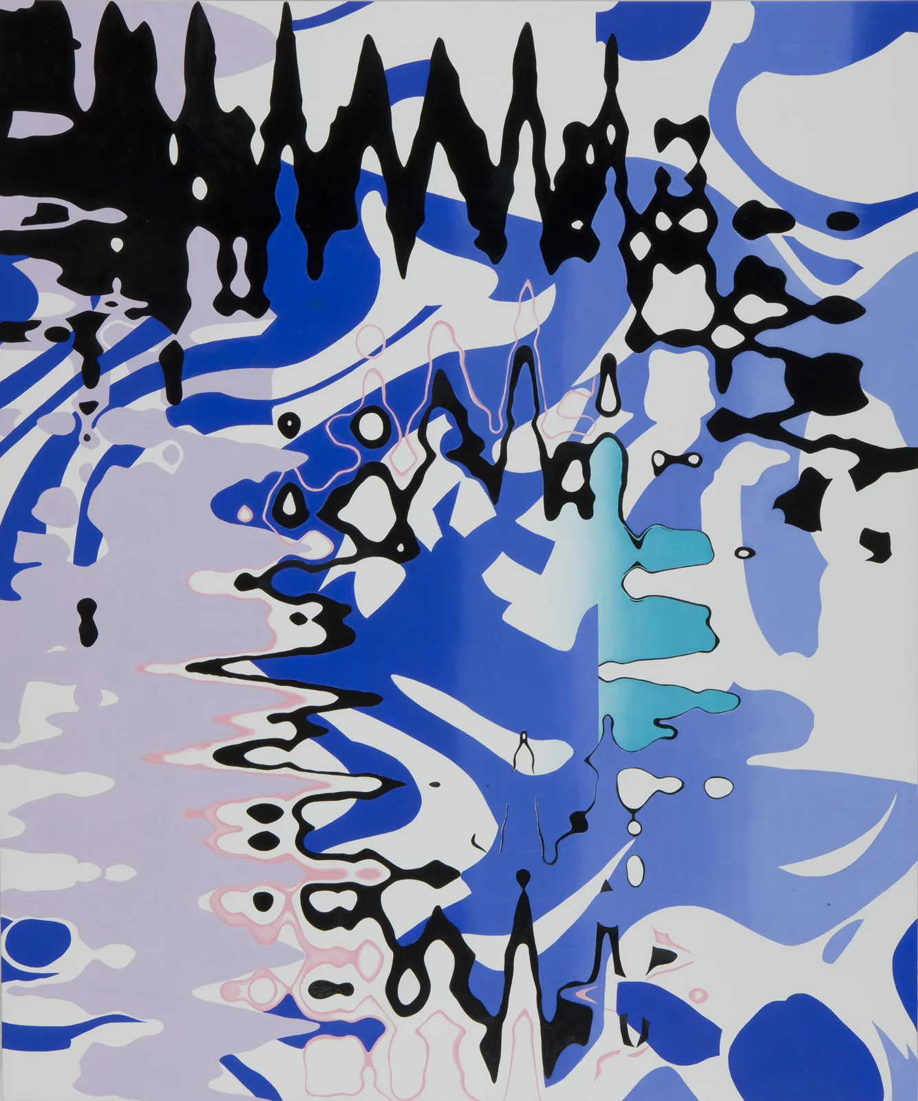 COMPATIBLE SOPHISTICATIONS , 2009, Oil on aluminum, 36" x 30"