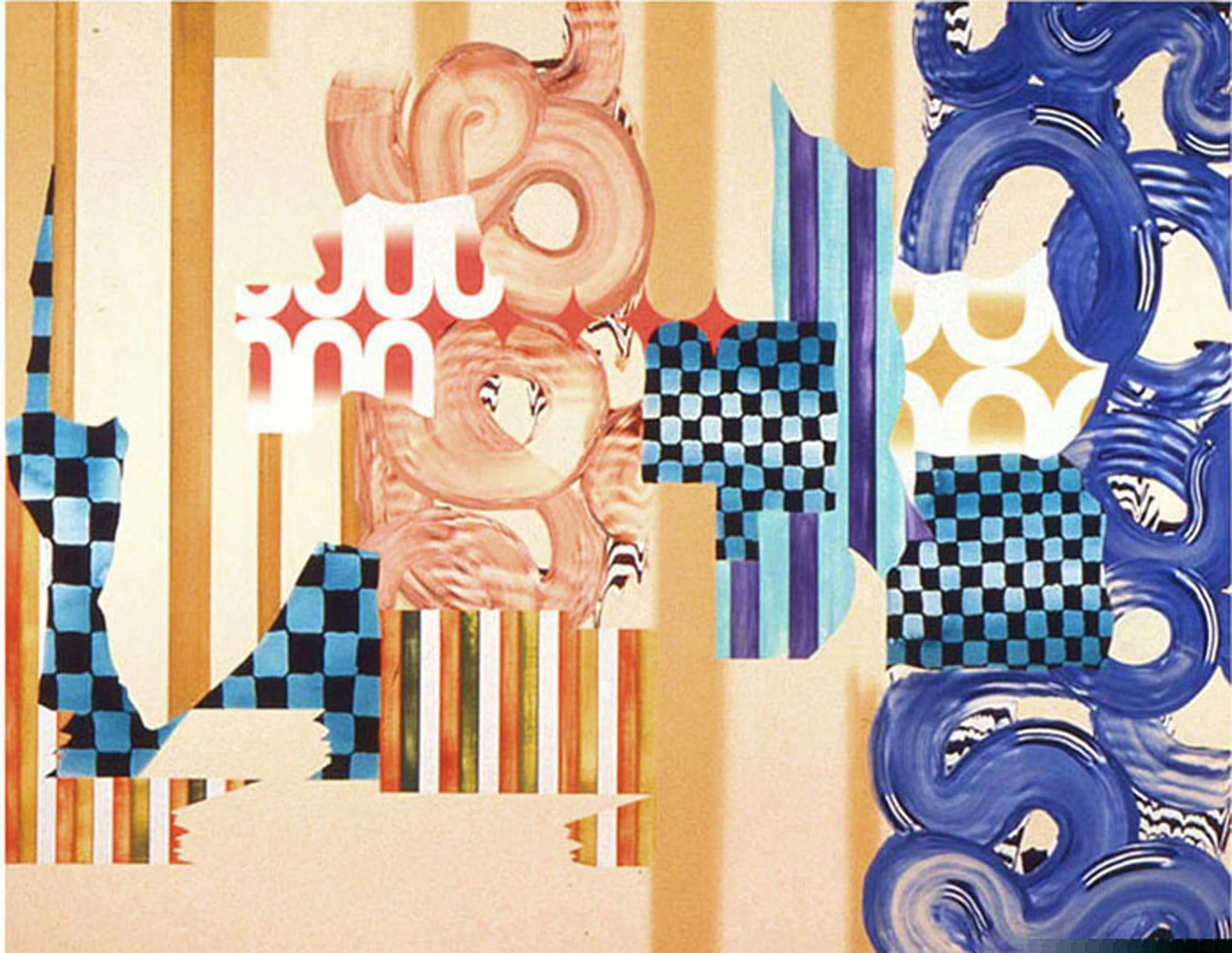 ARTIFICIAL SENSATIONS , 1998, Oil on linen, 80" x 105"