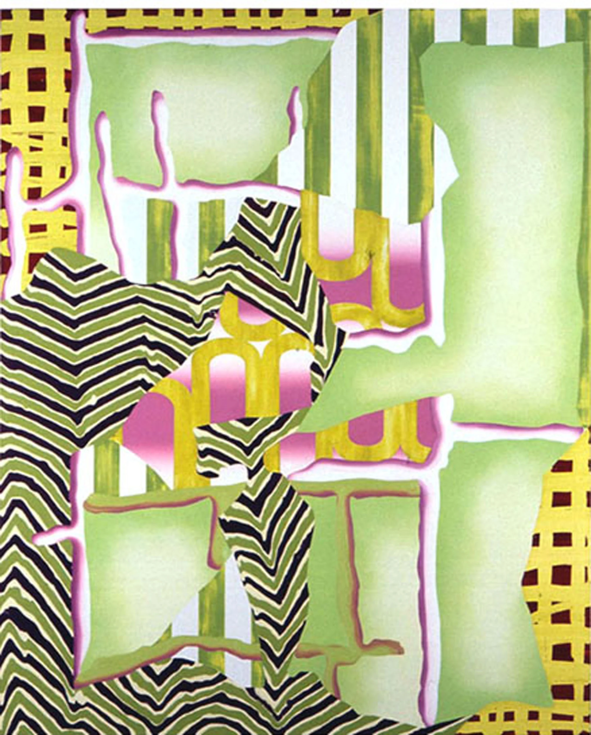COMPELLING ATTRACTION , 1996, Oil on linen, 76" x 62"