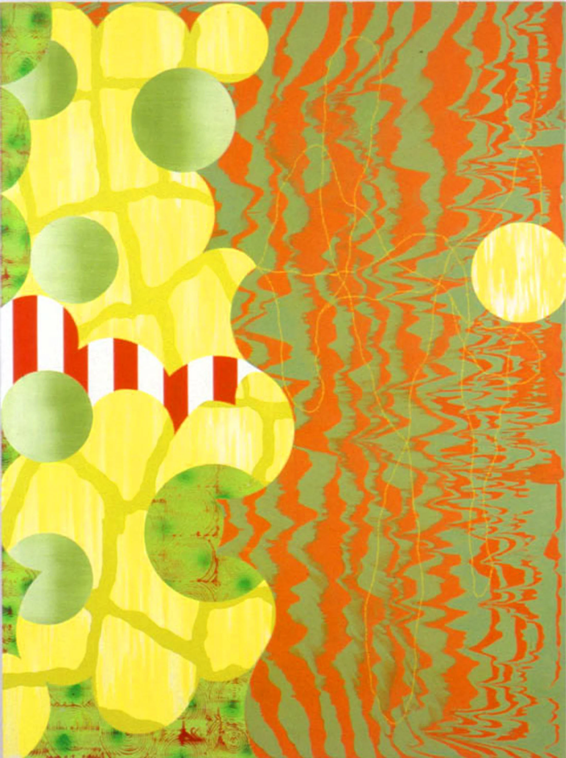 THE ASSURANCE OF CHANCE , 1994, Oil on linen, 68" x 51"