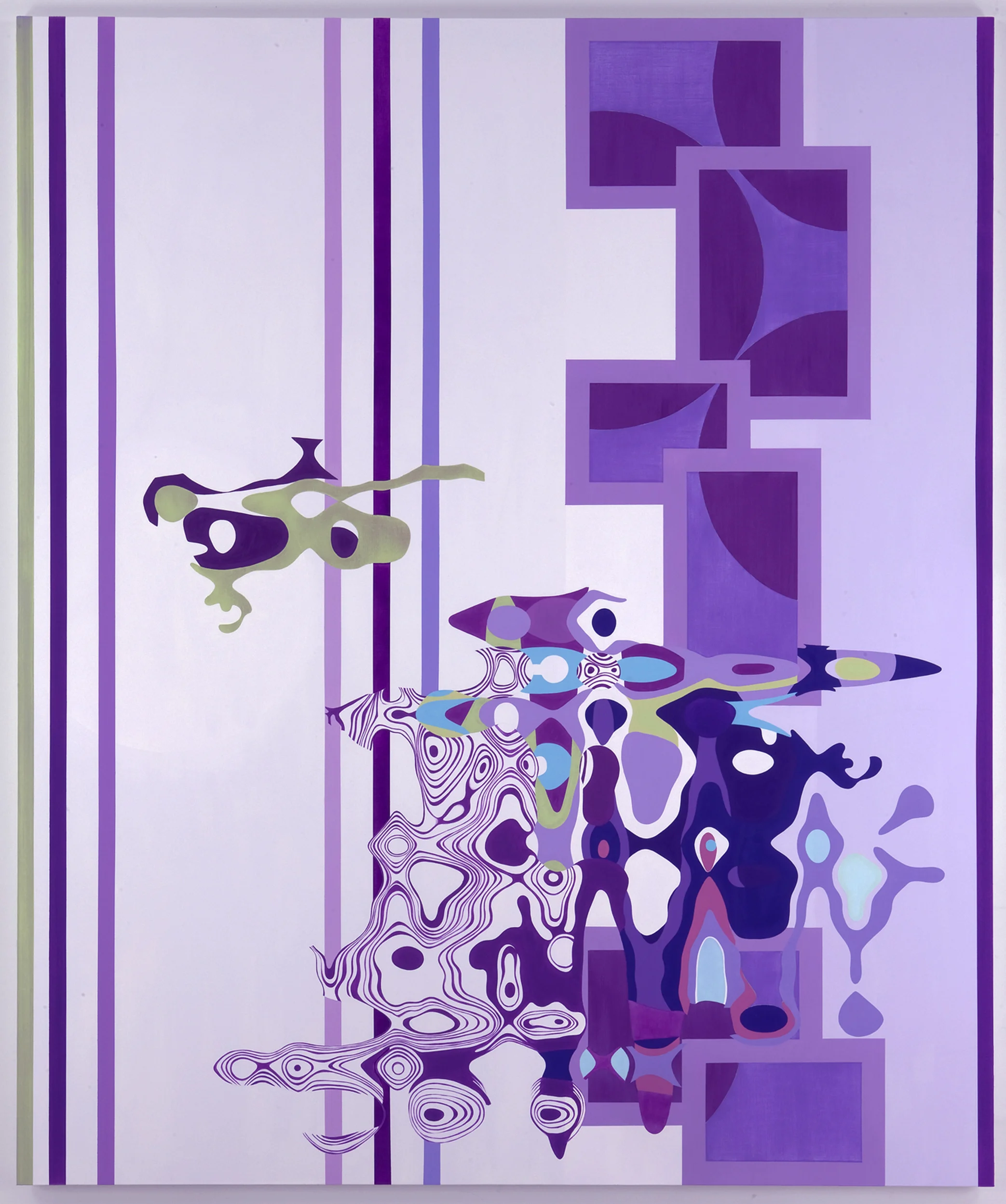LUCID AMBIGUITY , 2009, Oil on linen, 90" x 75"