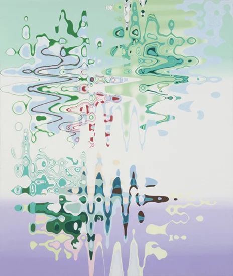 TUMULTUOUS TRANQUILITY , 2007, Oil on linen, 76" x 64"