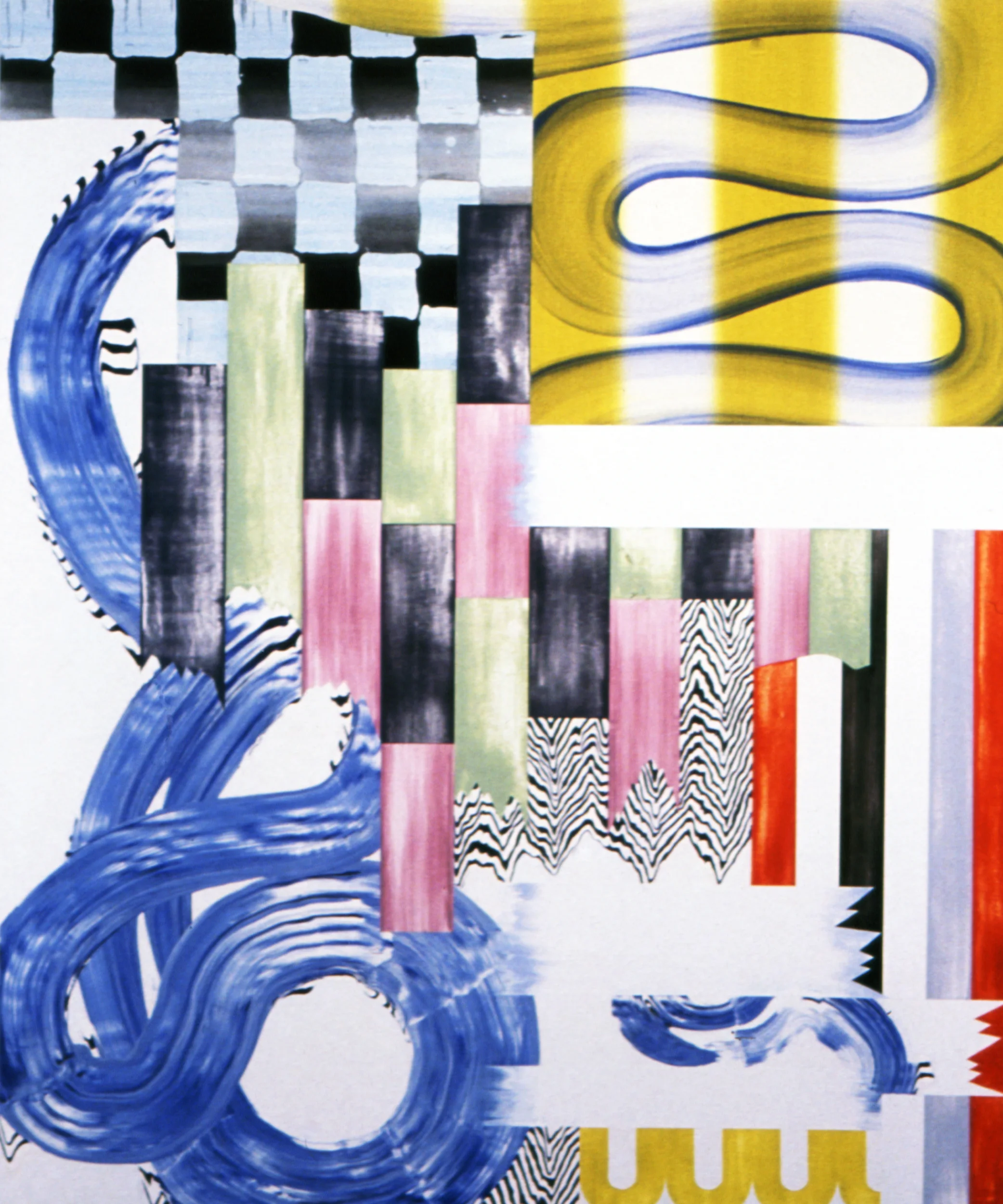 MISCHEVIOUS ORDER , 1998, Oil on linen, 76.5" x 63"