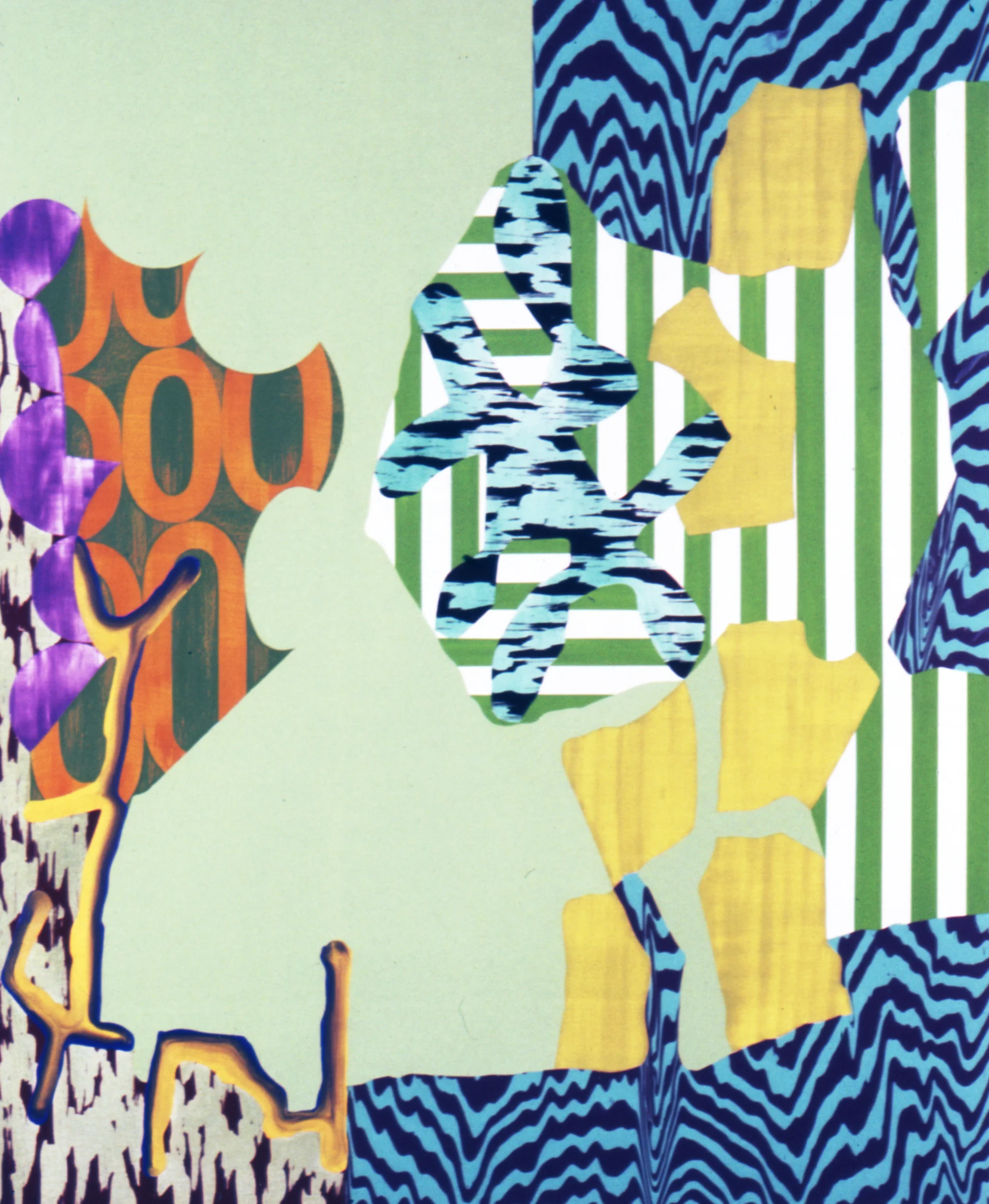 THE ASSURANCE OF DOUBT , 1994, Oil on linen, 76" x 62"