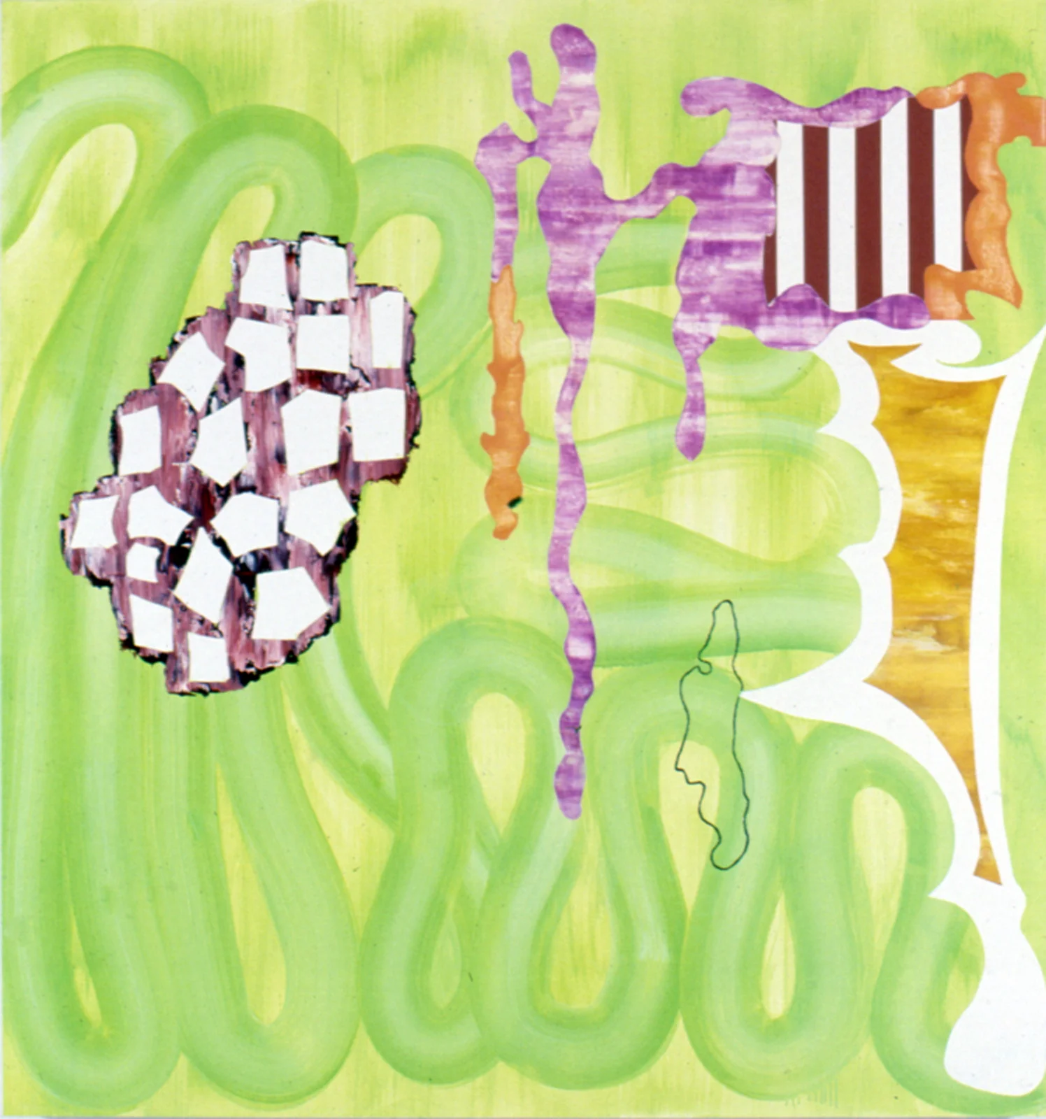 TRANSMUTABLE VALUE , 1992, Oil on linen, 54" x 50"