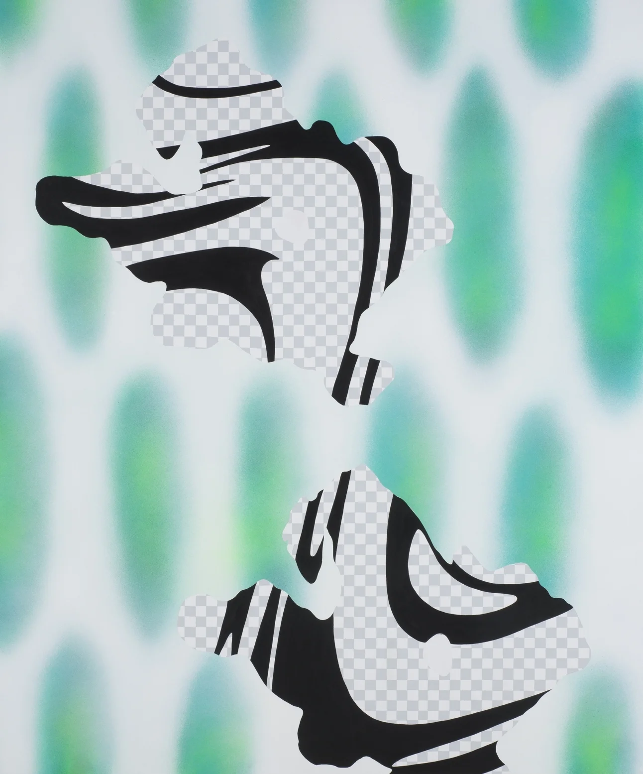 ANXIOUS ENTHUSIASM , 2014, Acrylic on linen, 64" x 54"