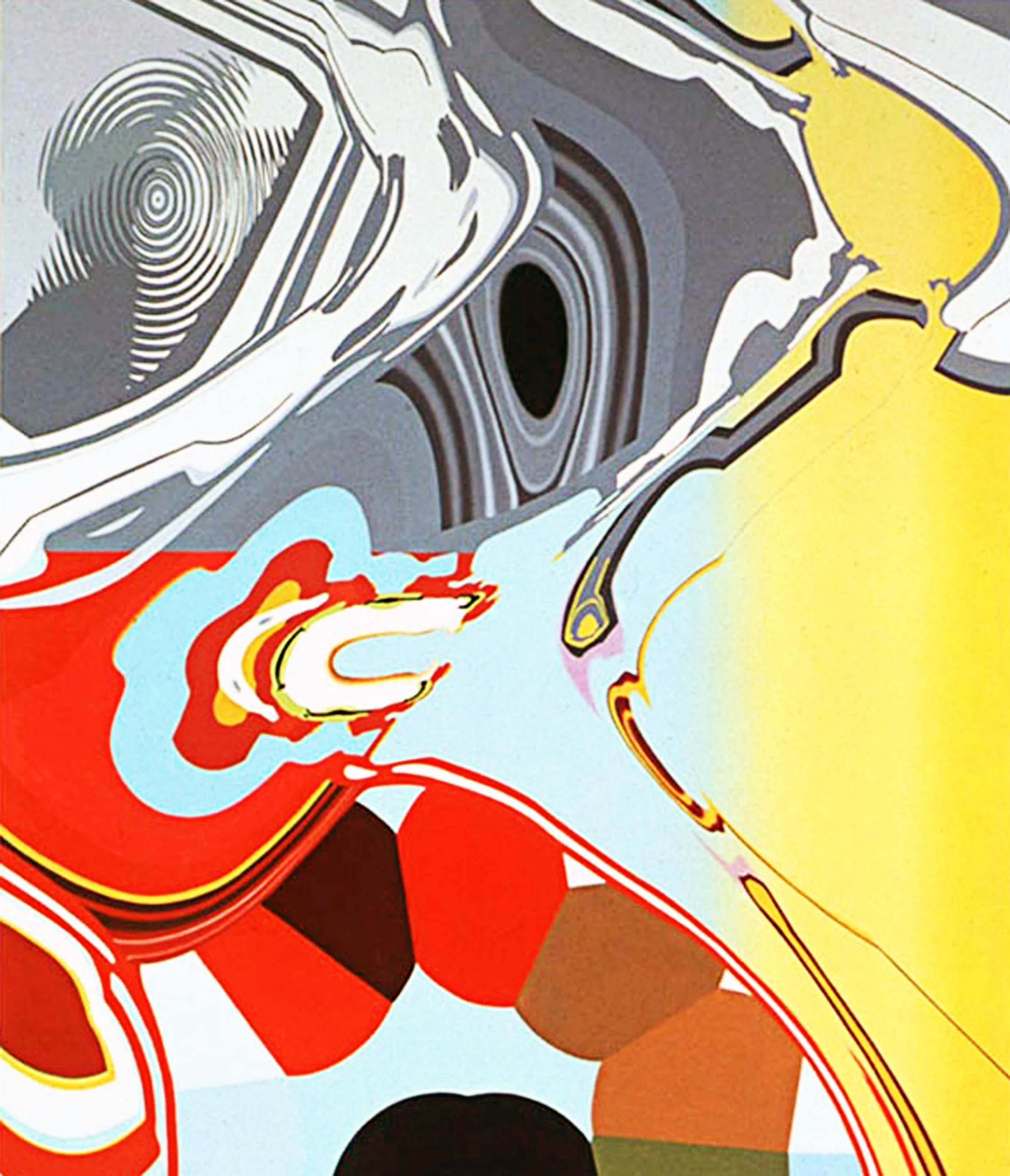 STABLE UNCERTAINTY , 2003, Oil on linen, 90" x 75"