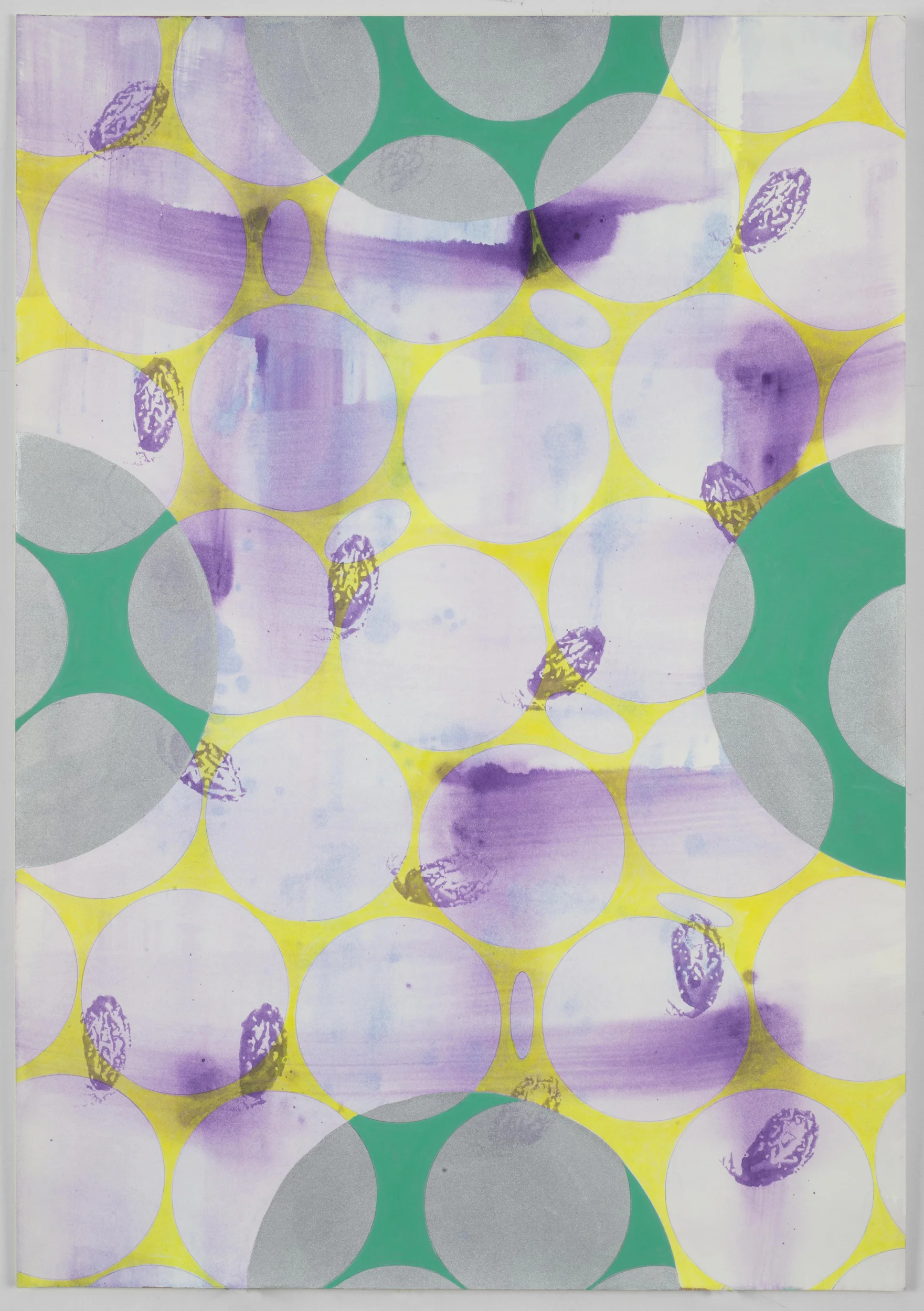 Untitled 1, 2016, Gouache on paper, 20" x 14"