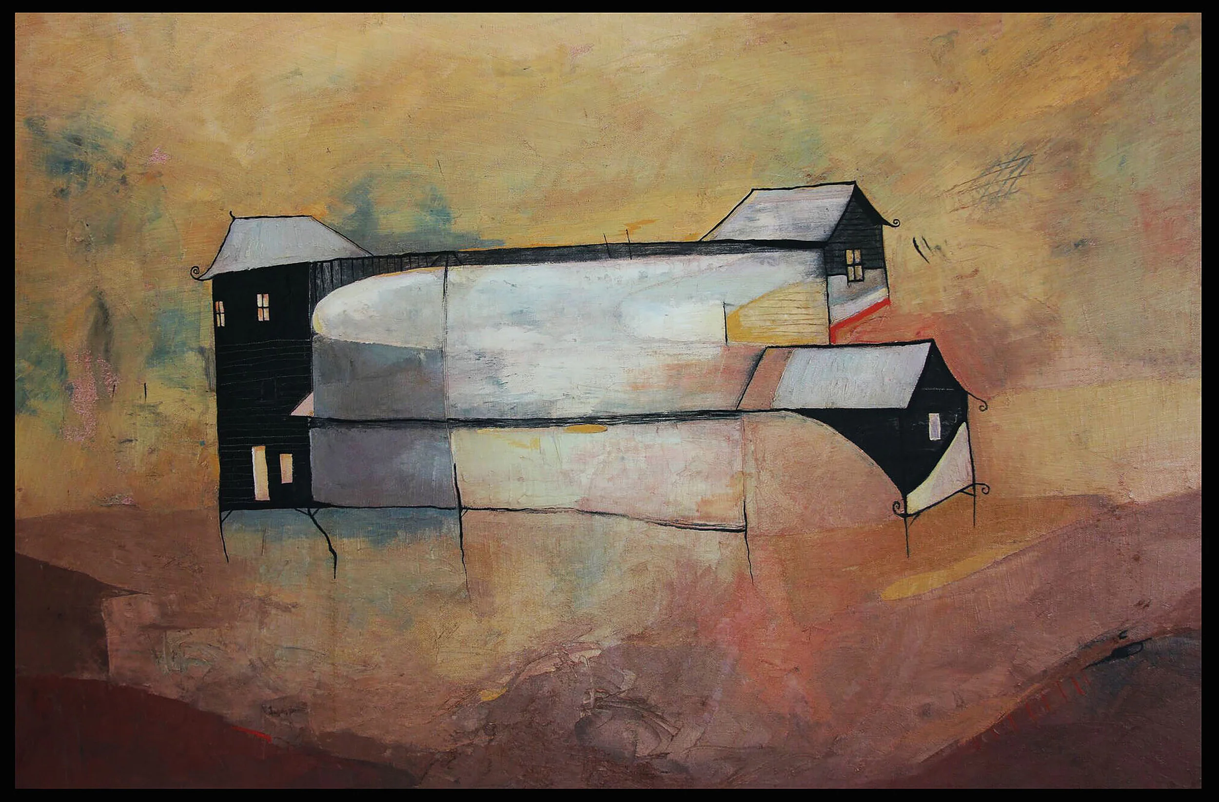 Loving v Virginia, Oil on Canvas, 30x40 in, Robert Hite, 2016, sold