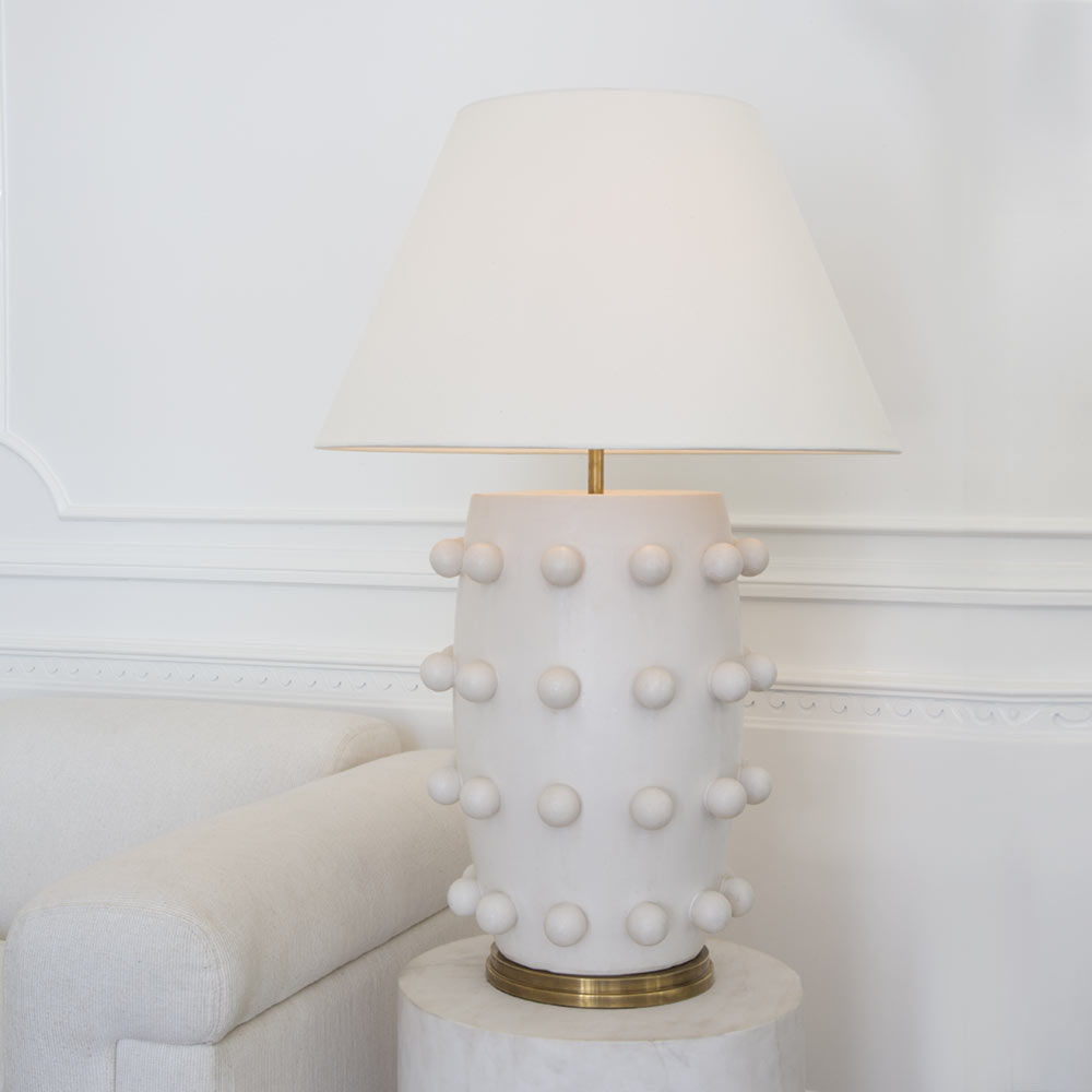 Kelly Wearstler Linden Table Lamp with White Balls Maison CE