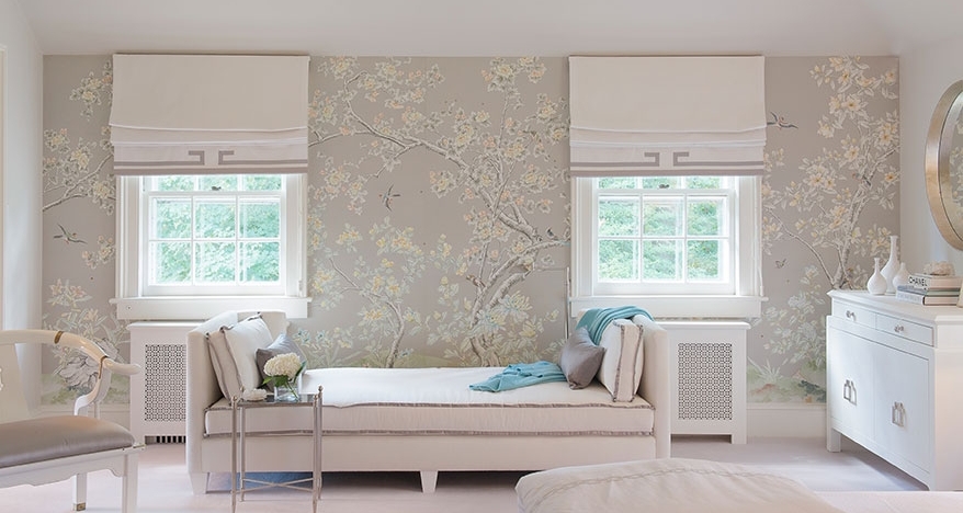 Gracie Studio Handpainted Wallpaper Chinoiserie Bedroom Maison CE