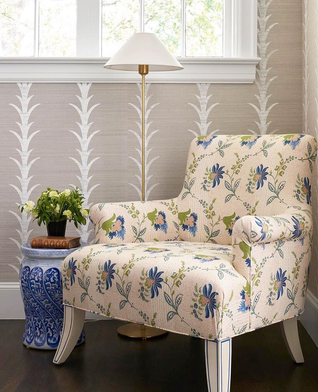 Where to Buy Schumacher Wallpaper Acanthus Stripe Discount Trade Only Maison CE