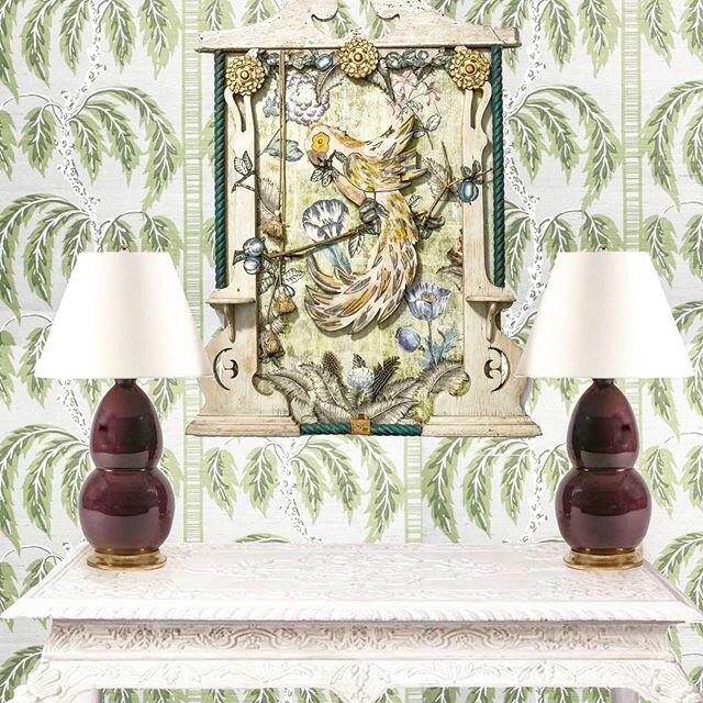 Where to Buy Sister Parish Wallpaper Palms Discount Trade Only Maison CE