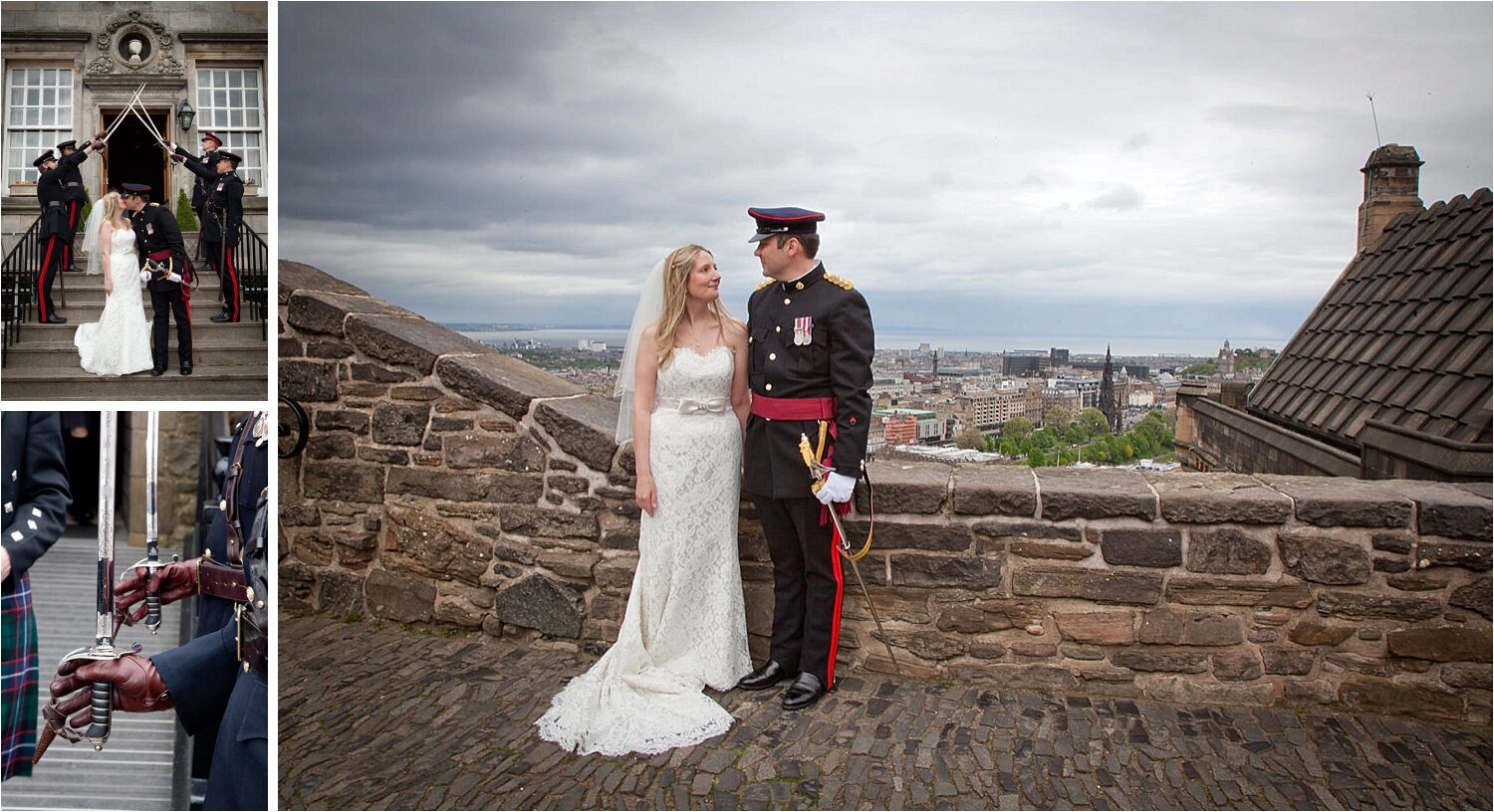 Edinburgh Castle Military Wedding Photography, St Margaret's Chapel (Copy)