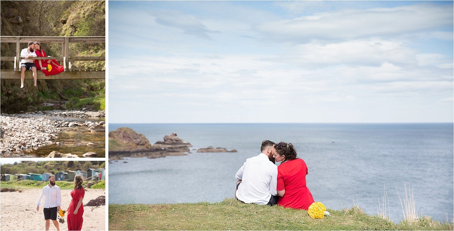 Couple elope to Coldingham Sands wedding (Copy)