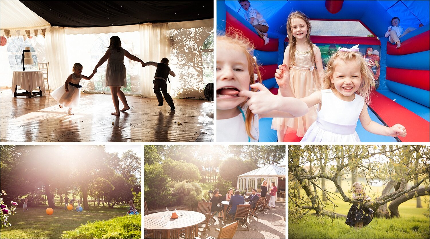 Children playing at Marshall Meadows Manor wedding (Copy)