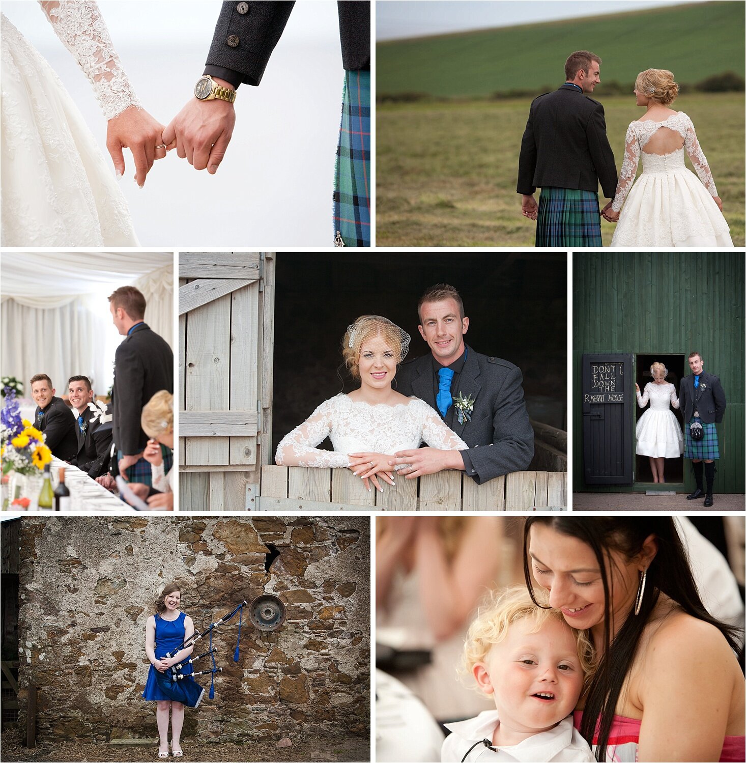 Mad hatter themed wedding on a farm in the Scottish Borders (Copy)