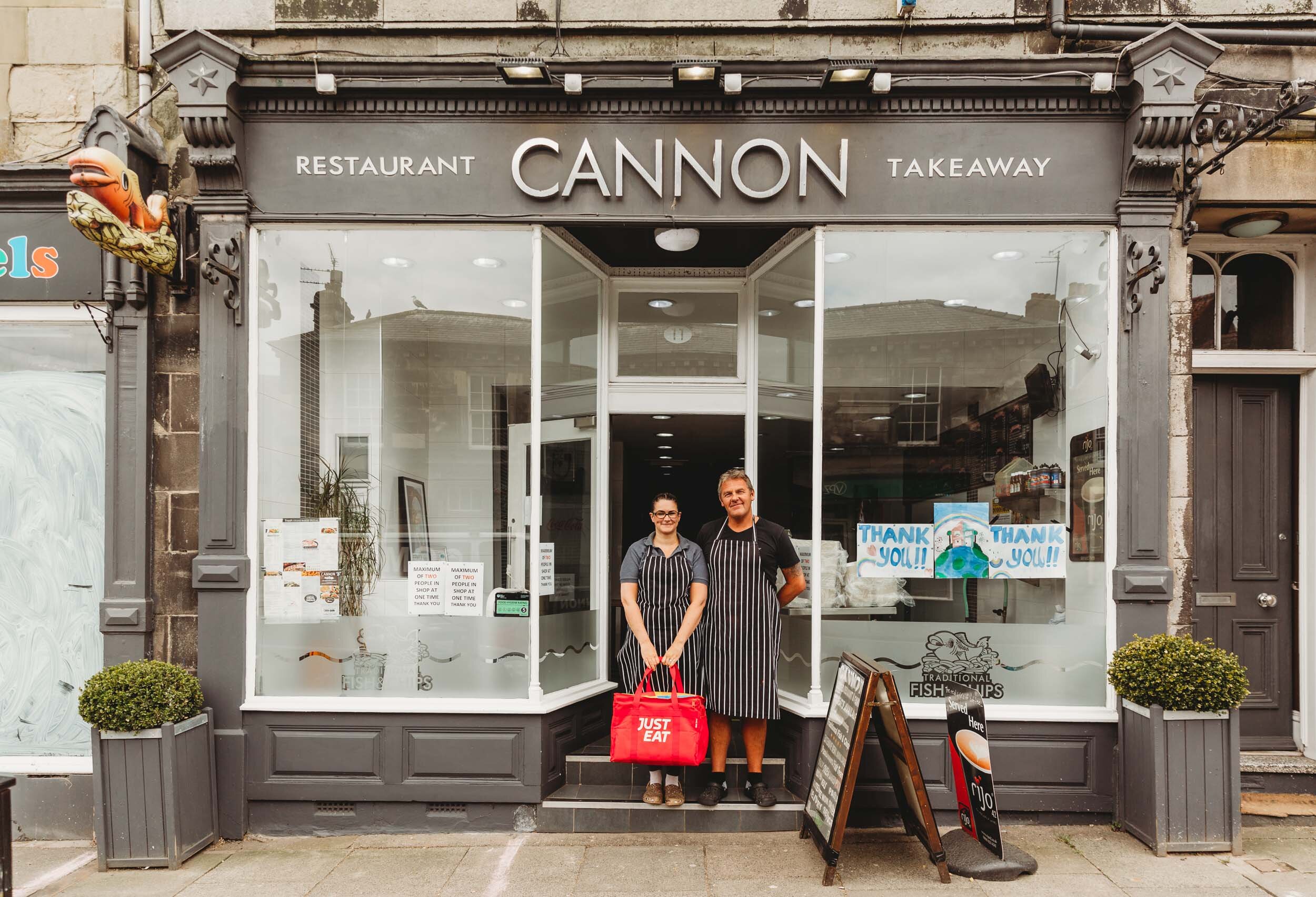 "We've been delivering free chips for NHS workers" - Cannon Chip Shop 