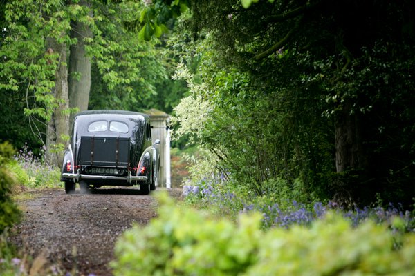 Classic wedding car, Scottish Borders (Copy)