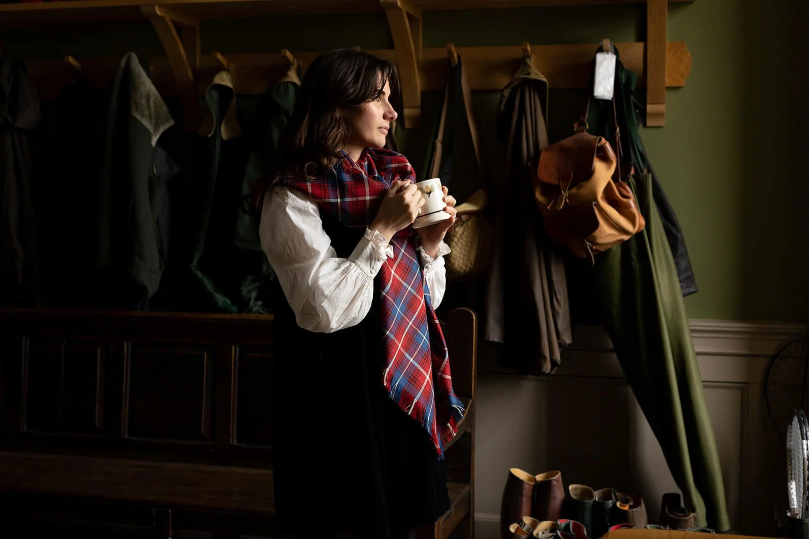 International Tartans Branding shoot at Marchmont House 