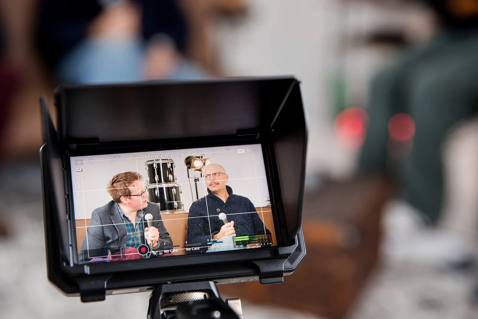 Podcat recording and filming in studio for hire Berwick upon tweed. (Copy) (Copy)