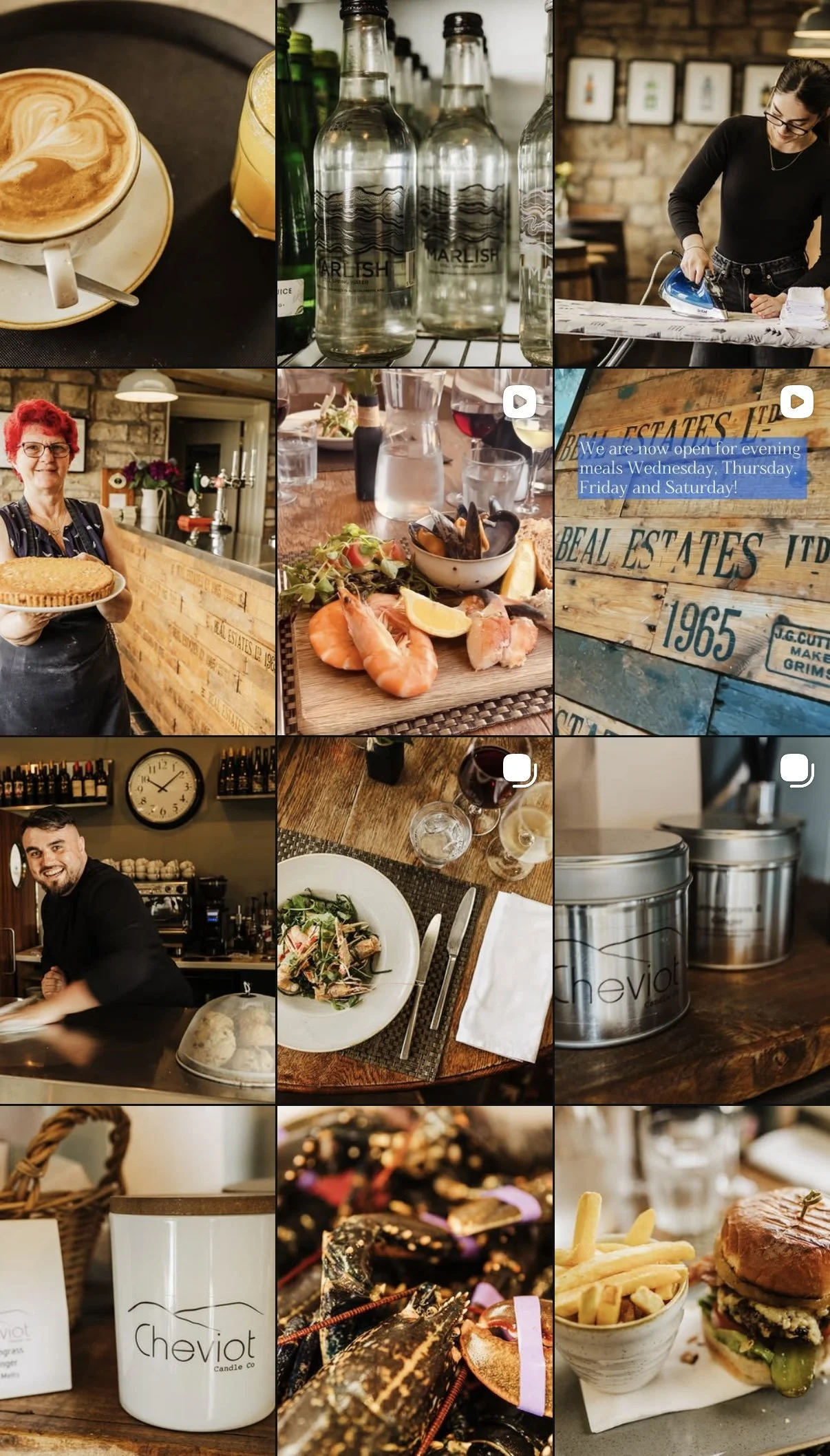 Barn at Beal Restaurant Instagram Content