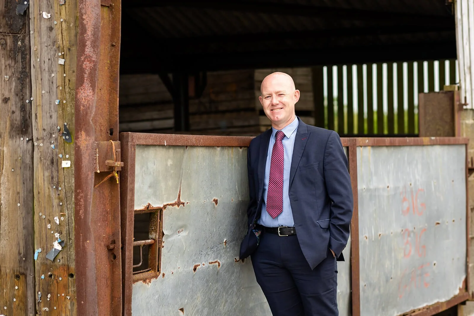 Greenwoods Director Mark McLeman on a location Brand Shoot in the Scottish Borders