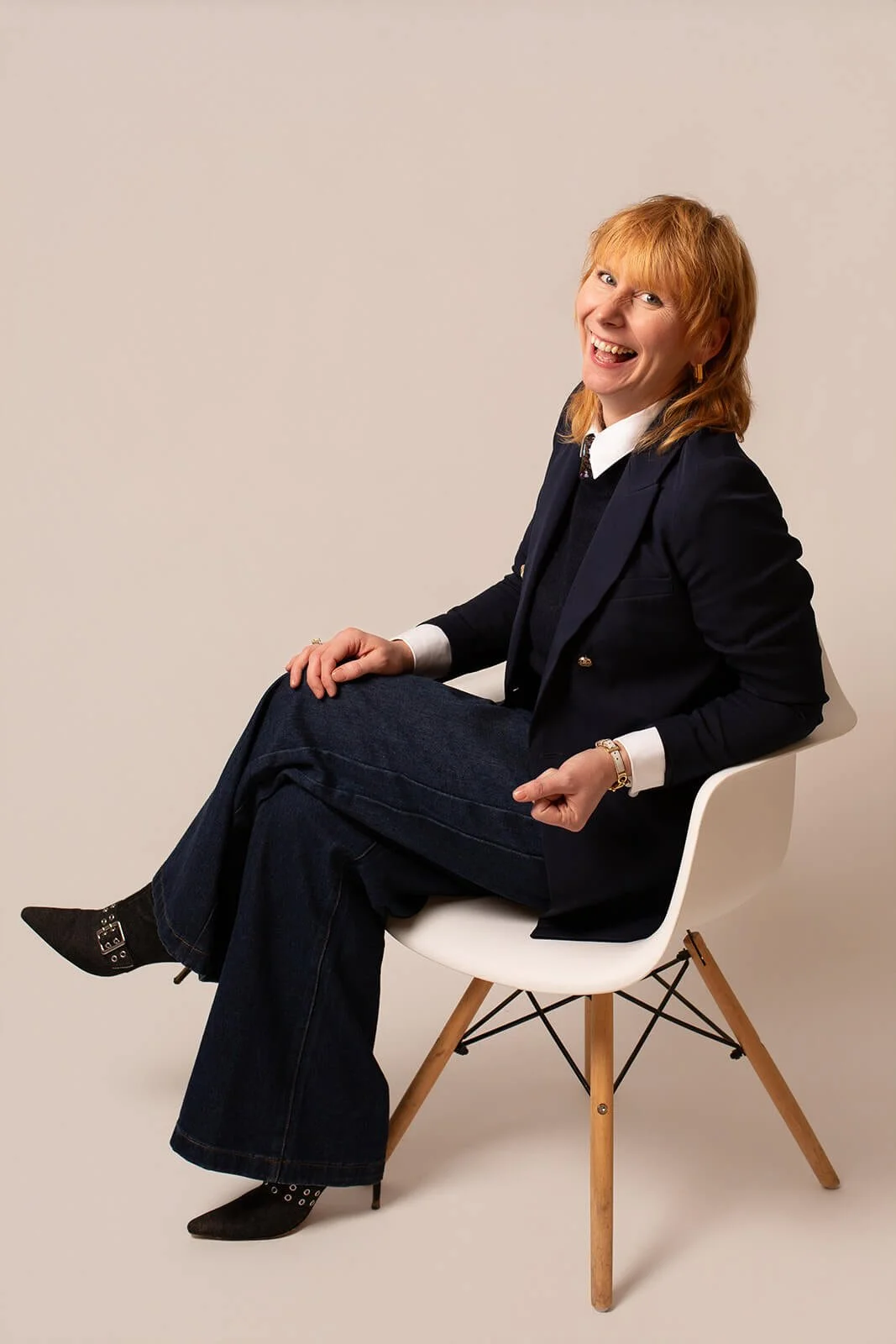 Cutting Edge Mortgages Rebecca Wilkins branding shoot in our studio