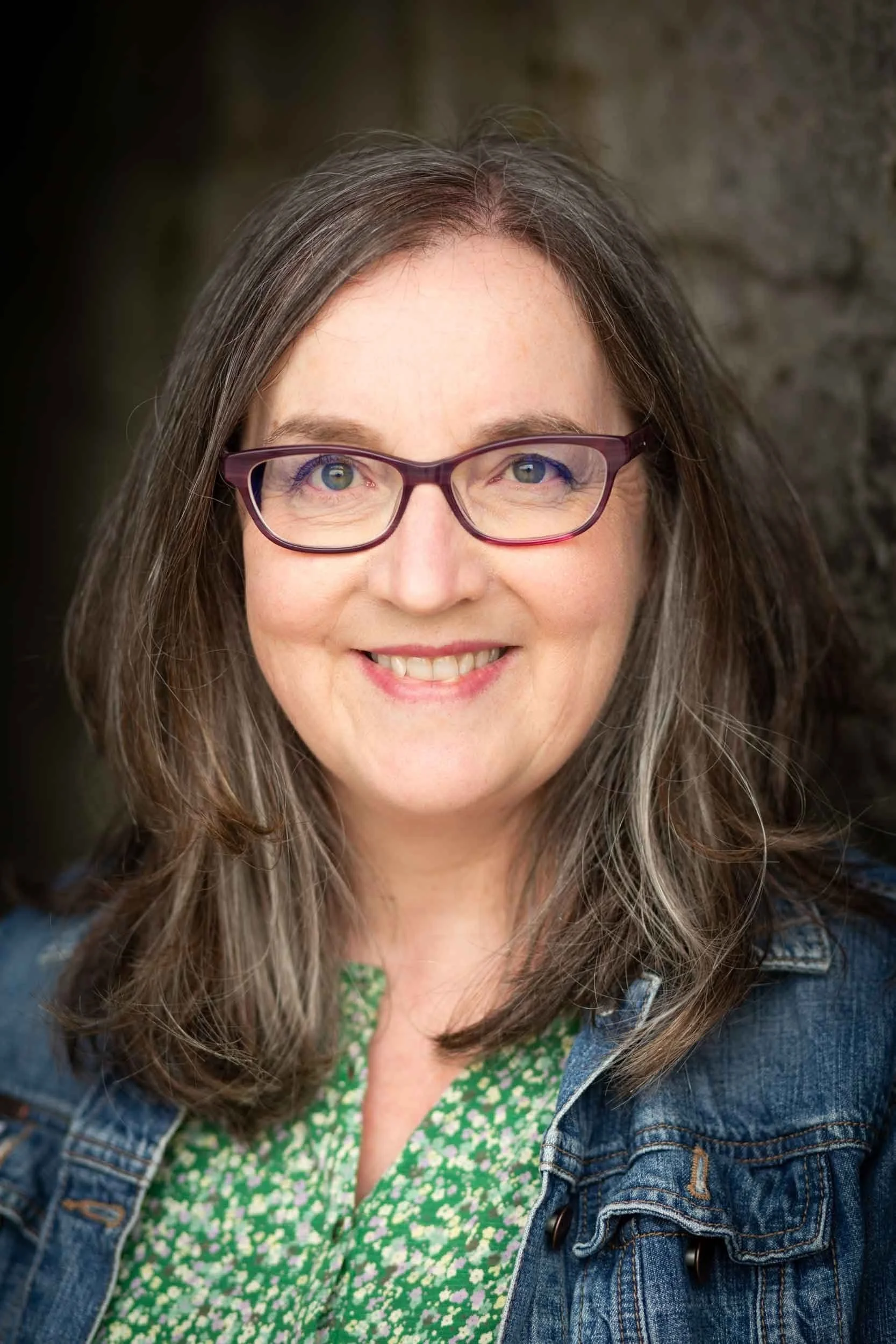 woman with glasses headshot in berwick