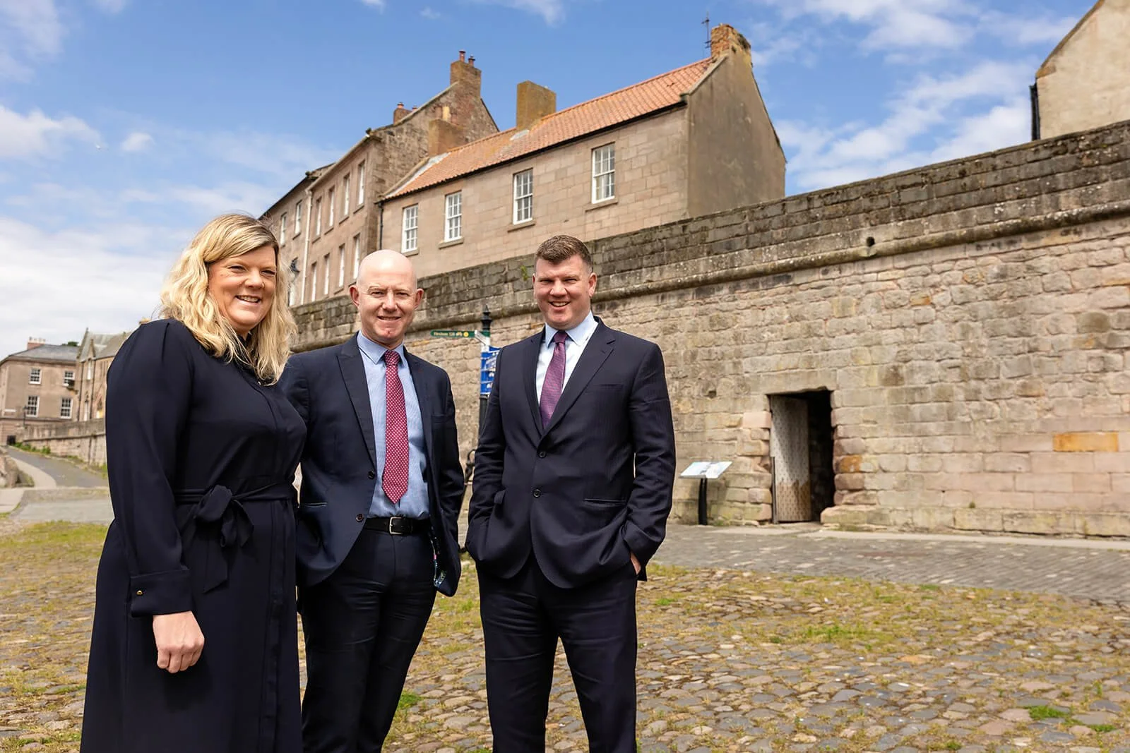 Location shoot with Greenwoods Accountants in Berwick-Upon-Tweed.