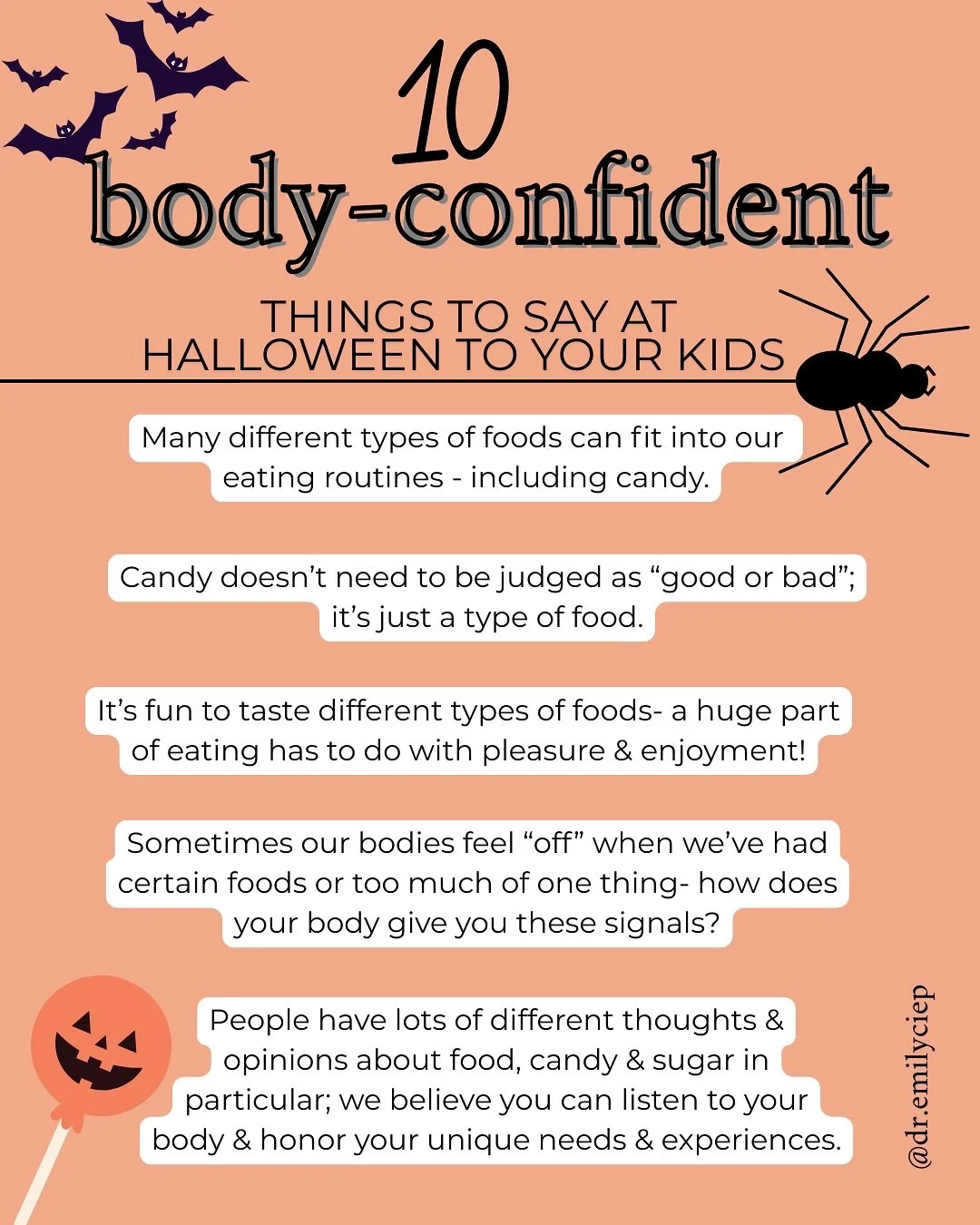 🎃Halloween can be a great opportunity to practice trusting our bodies and our kids&rsquo; cues &mdash; but intuitive eating doesn&rsquo;t look the same for every child.

Some kids thrive with a totally hands-off approach &mdash; they can self-regula