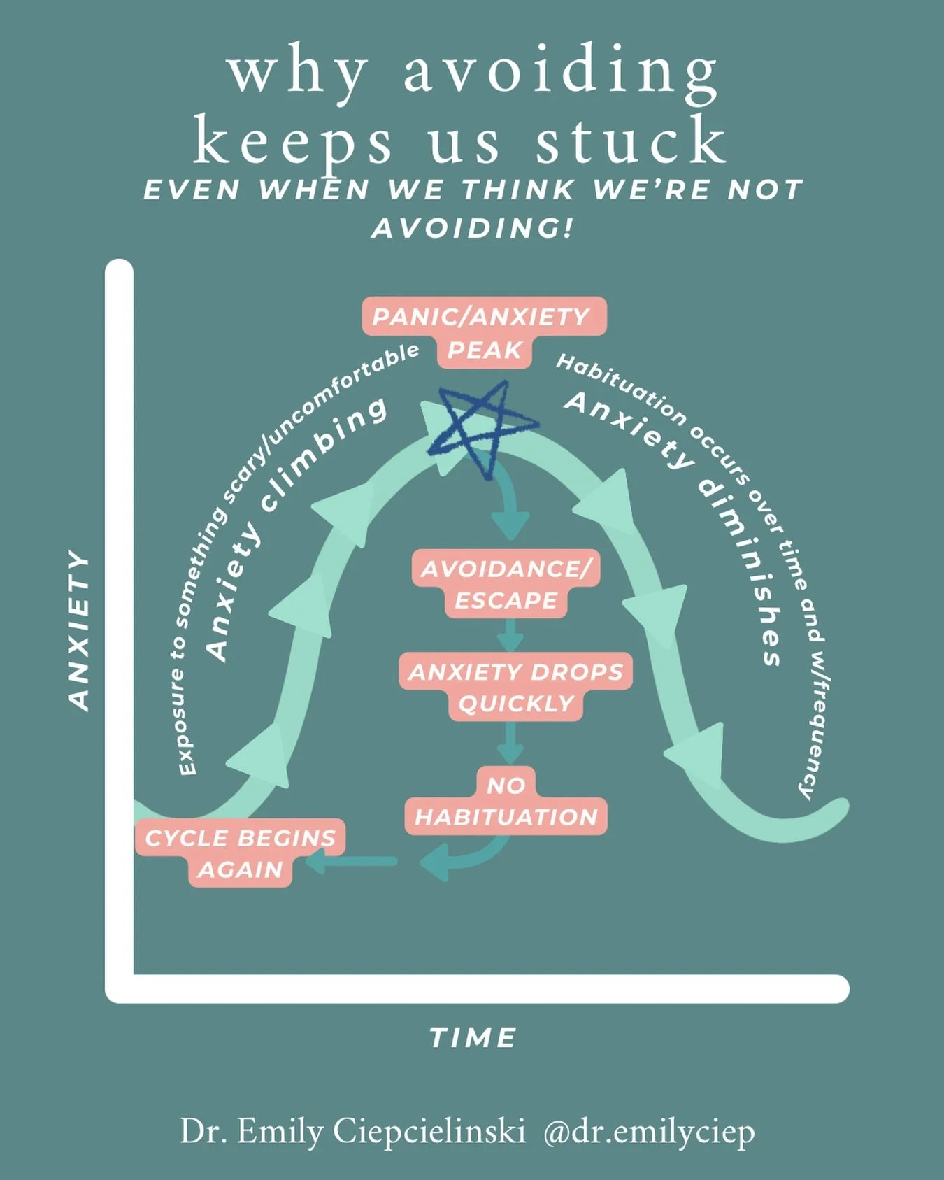 This graphic shows why exposures often &ldquo;fail&rdquo;, or why when we&rsquo;re working really hard to overcome something, it can still feel like we&rsquo;re stuck. I would venture to say that at some point in the process, you&rsquo;re &ldquo;esca