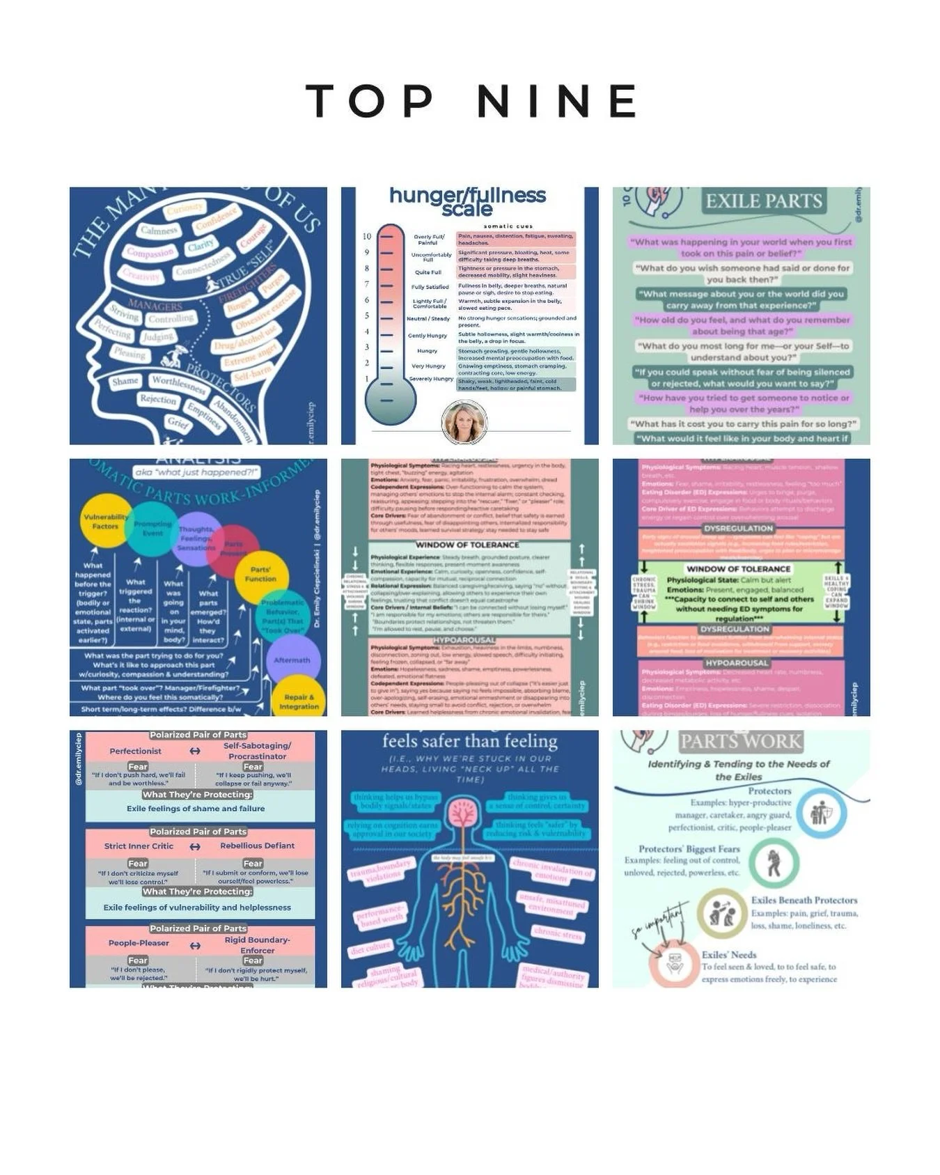 🎉And that&rsquo;s a wrap! What a year- these are the top 9 posts from 2025&hellip;we talked a lot about healing our nervous systems using a polyvagal, window-of-tolerance, and somatic parts-informed framework, we talked about the many parts of us in