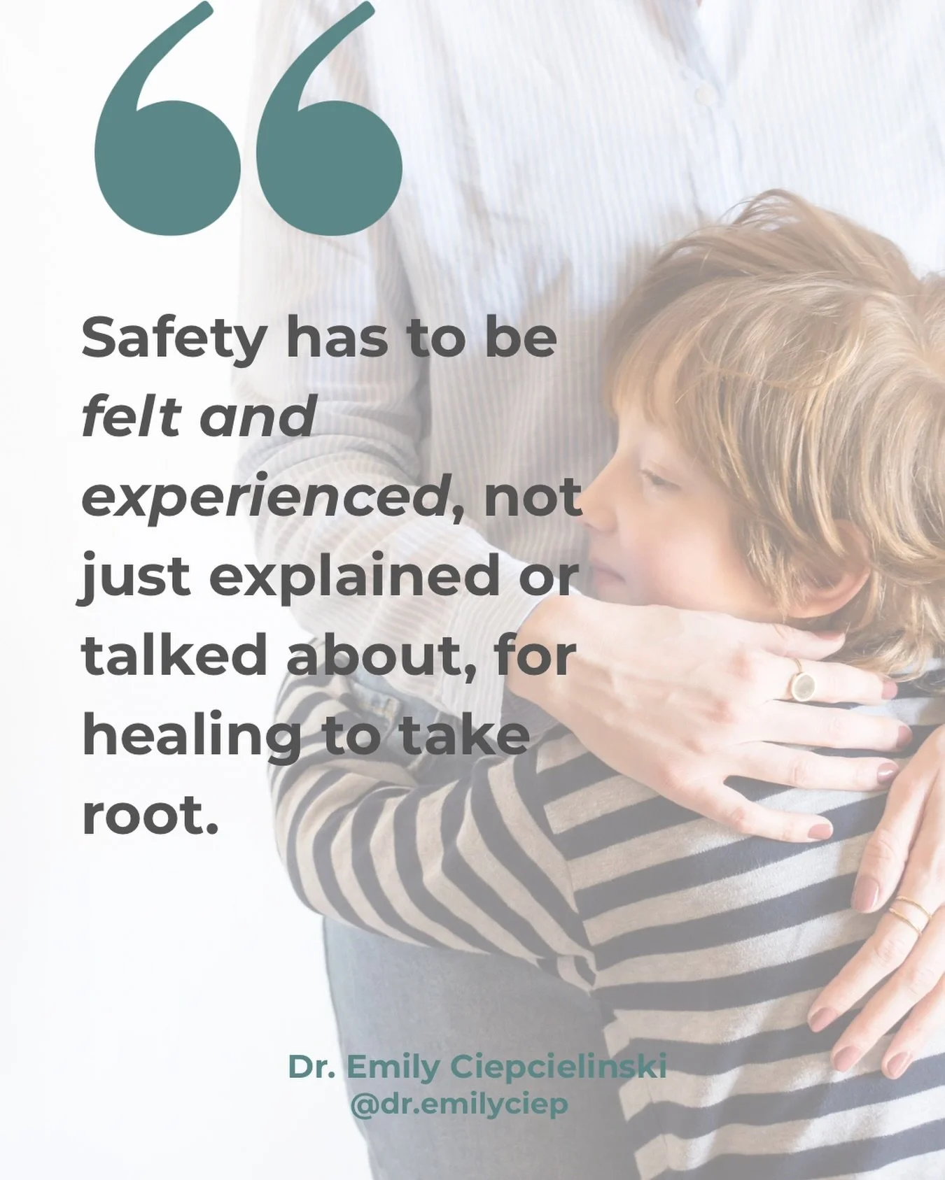 🧠🧘🏻&zwj;♀️We have to show, not just tell, our nervous system that it can experience safety, calm, connection, and groundedness. We do this through new experiences, new ways of relating, new ways of coping and interfacing with the world&hellip;

An