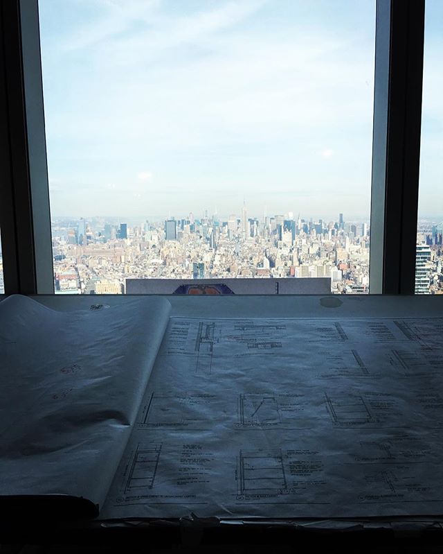 Jobsite with a view today! Checking in on a couple projects on the 78th and 86th floors of One World Trade Center 🇺🇸🏙