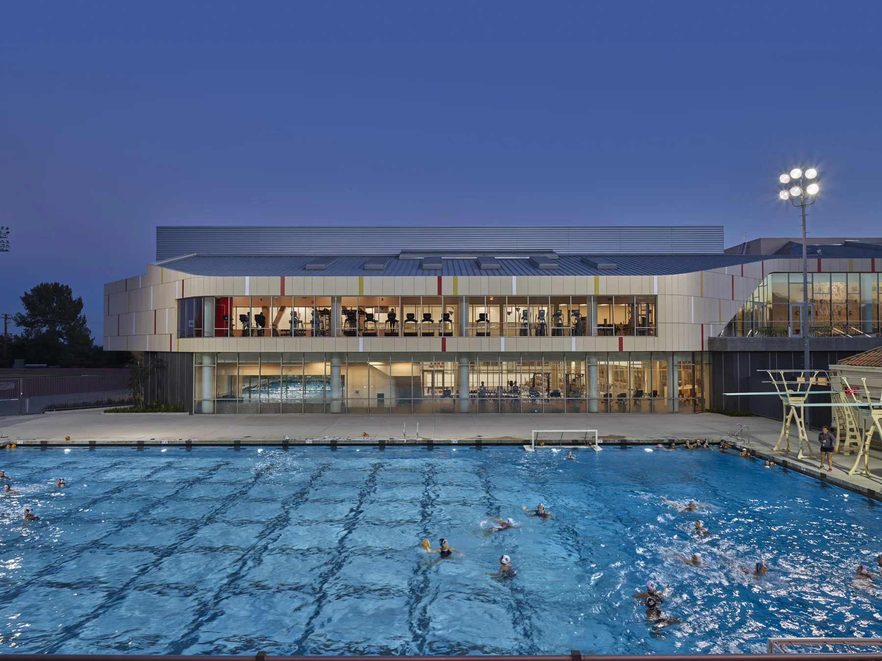Pool facade (north elevation)