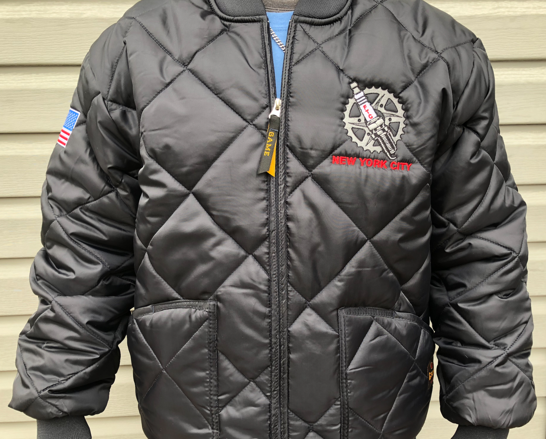 FTC Game Sportswear Diamond Quilt Jacket — Full Throttle Cycles NYC