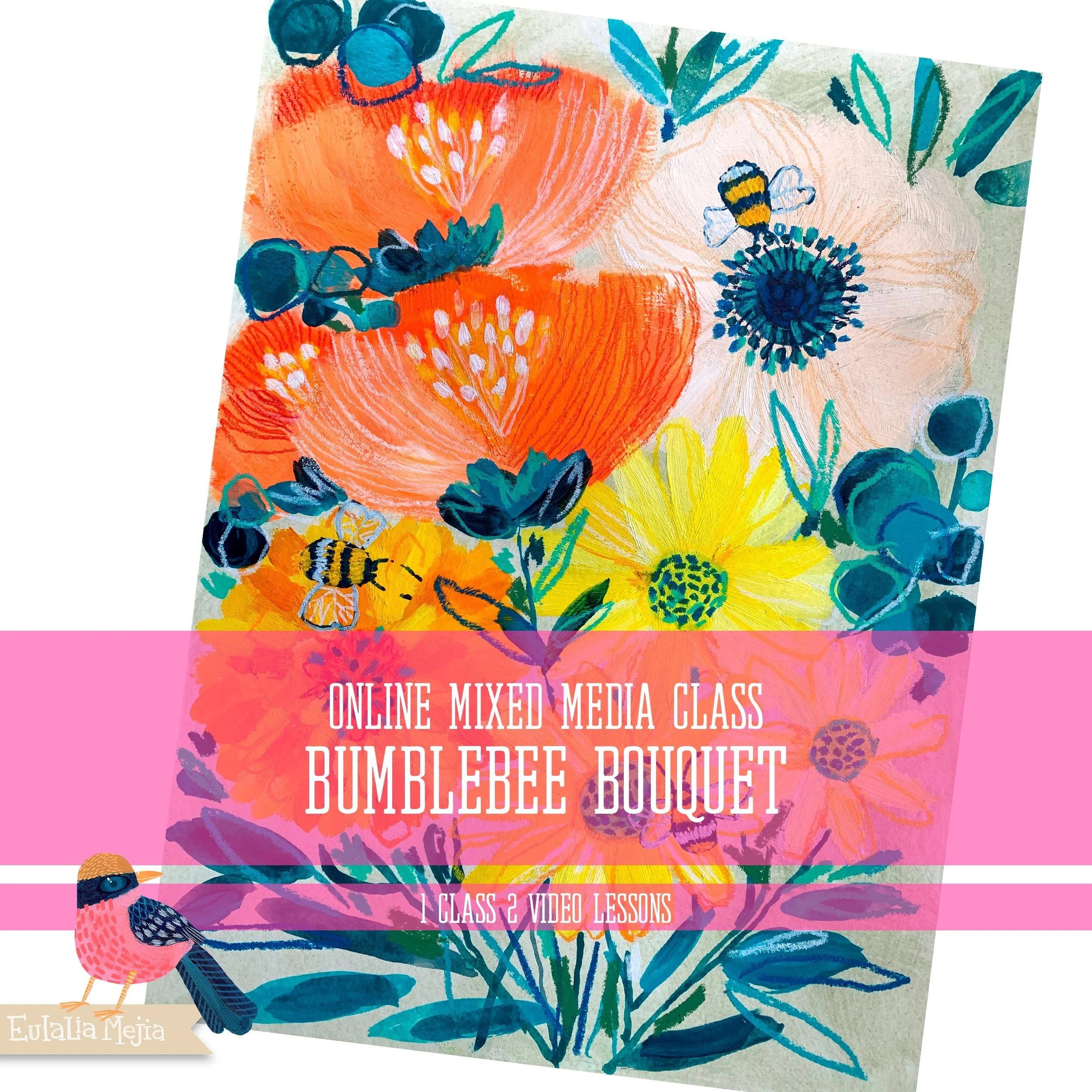 My Shop · Eulalia Mejia. Illustration. Design. Mixed Media. Classes.