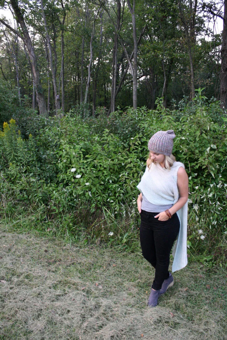 The Rocky Mountain Beanie pictured with the European Wrap, to be released next week.