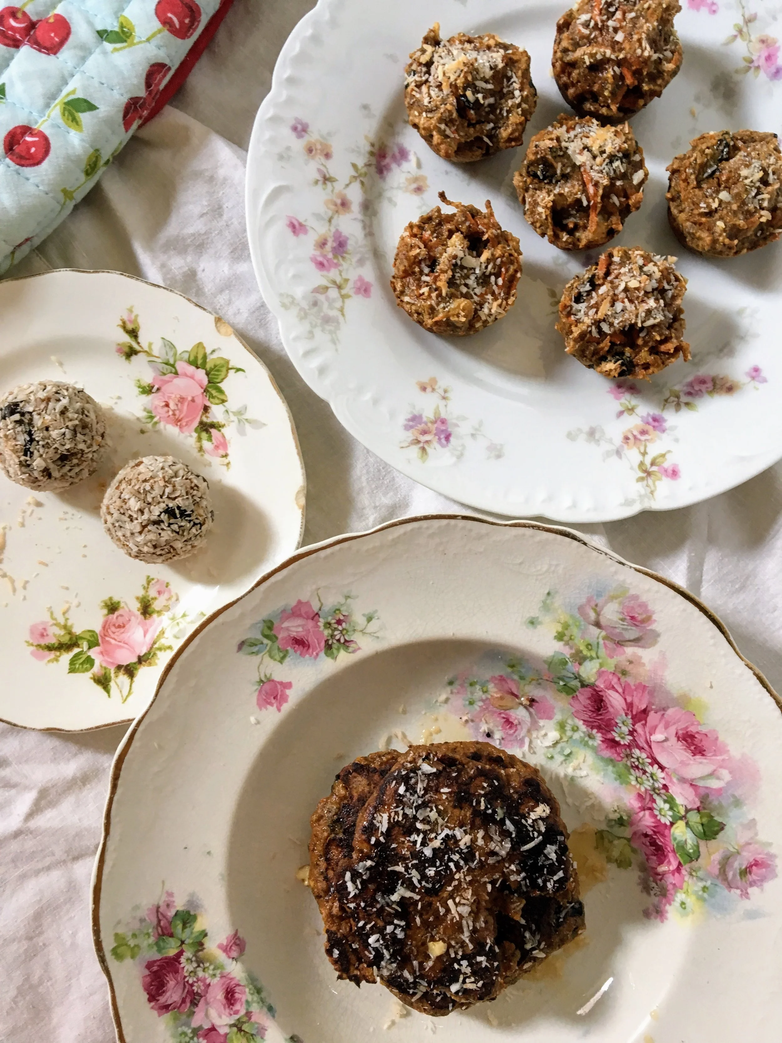 Carrots 3 Ways #2 + #3: Pancakes + Muffins