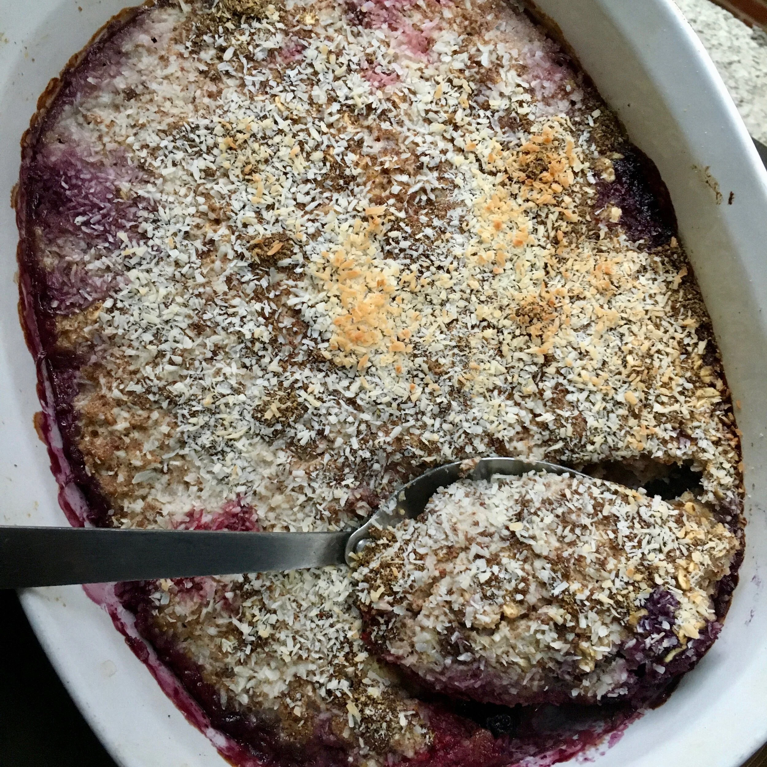 Fruity Oatmeal Breakfast Bake