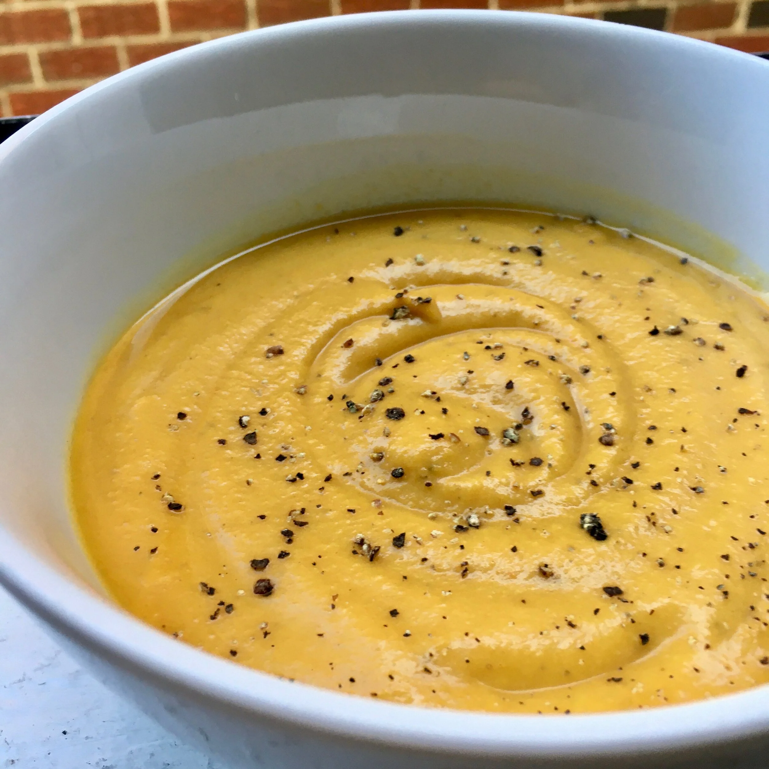 Quarantine Meals, From the Pantry + Freezer: Coconut Curry Butternut Squash Soup