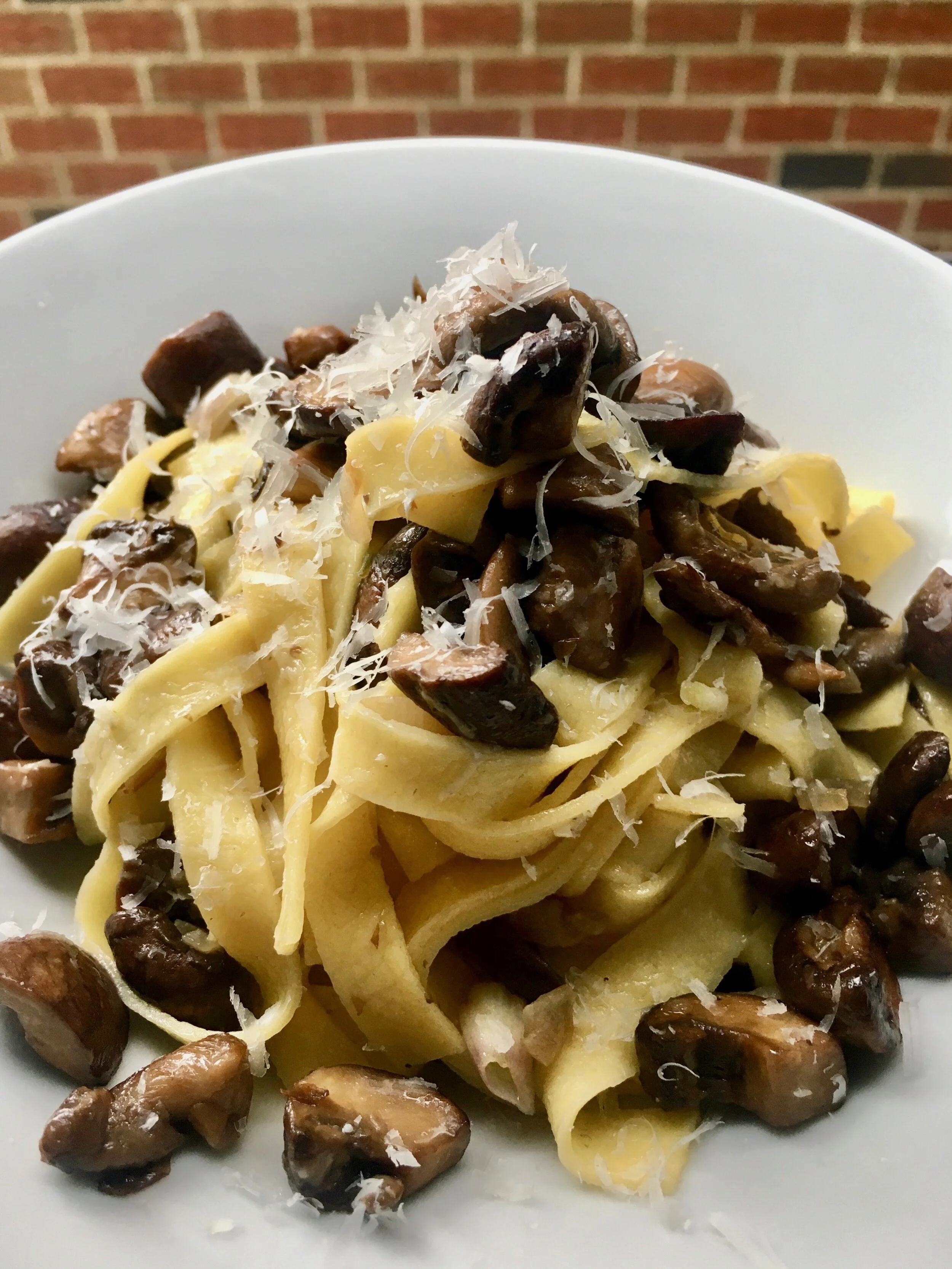 The Pasta Diaries: Fettuccine with Mushroom Ragout