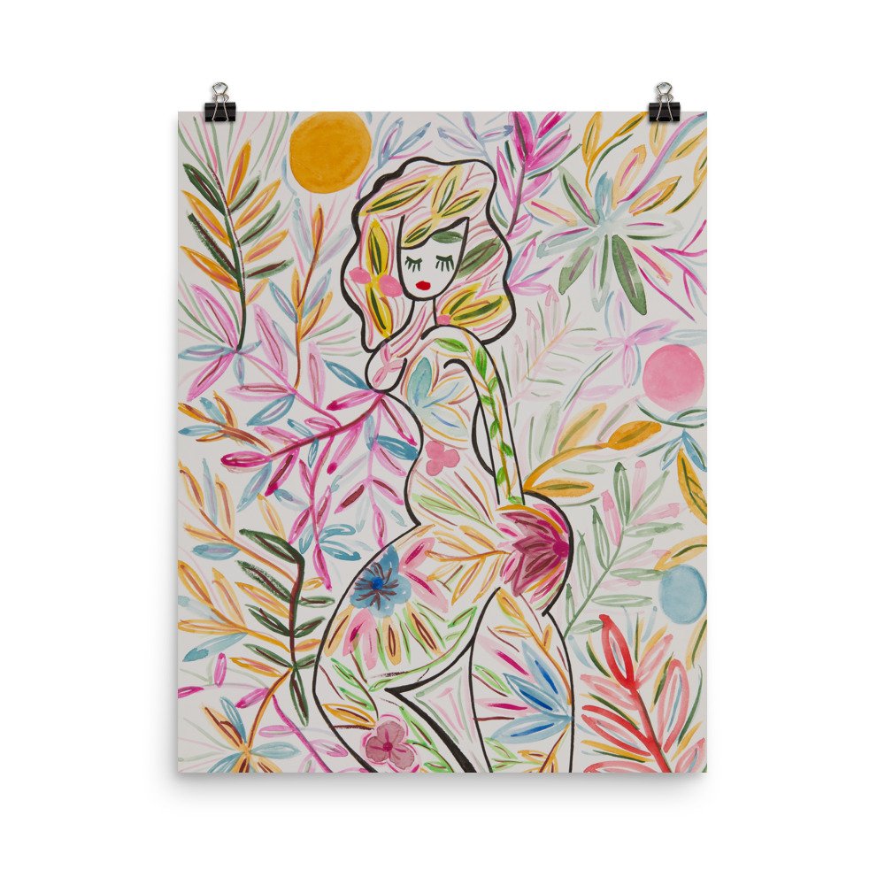 Art Print Woman of Growth