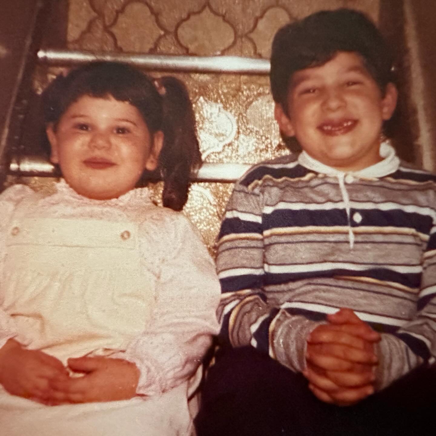 This guy turns 47 today. Happy Birthday to my brother Louie! He now has front teeth and I now have a neck. Pays to age. Love you, Lou-Lou. Kid photos are the best. #happybirthday