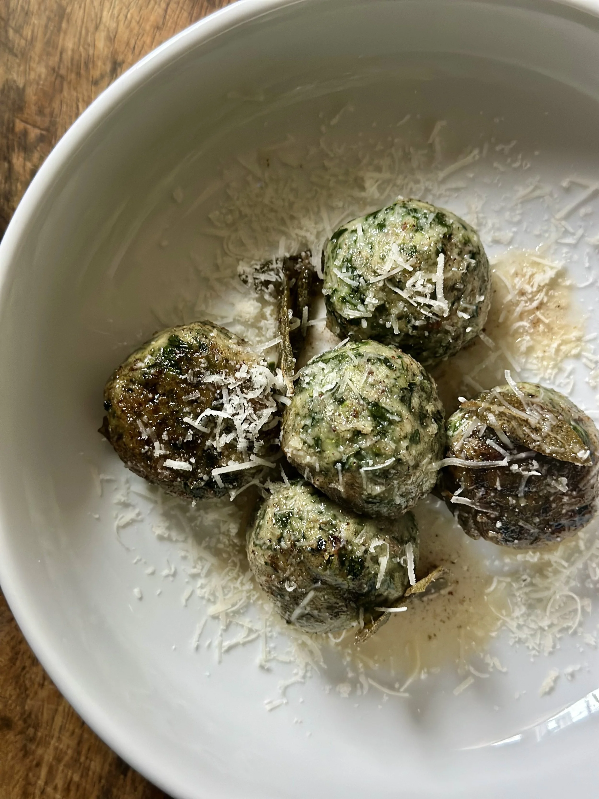Homemade Gnudi
