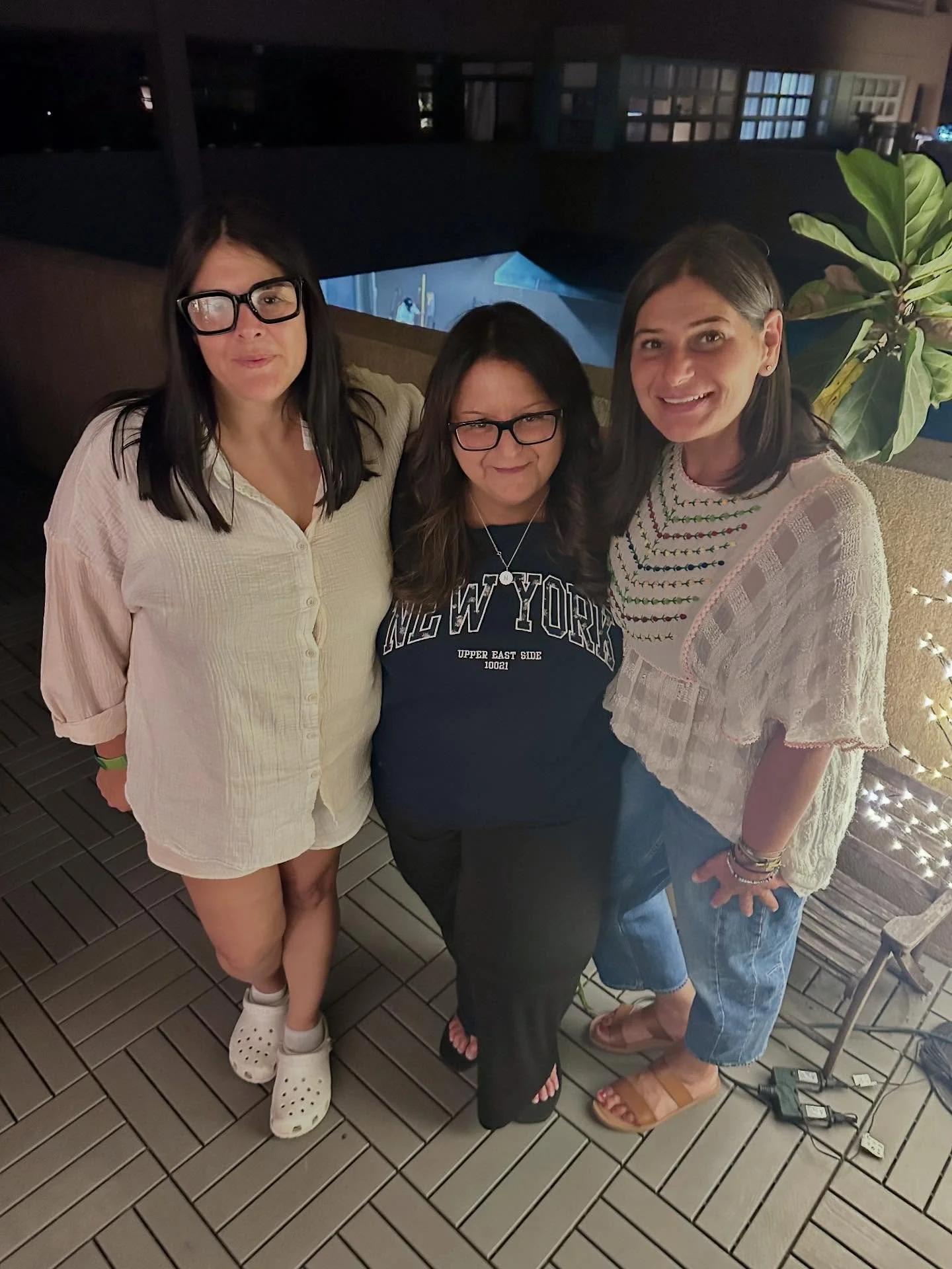 Our Nancy is saying see you later to New York, but 22 years of friendship holds us all together. You will not escape us @nunziatina9 Tonight we celebrated her with a lot of love, meat, pita, two cakes and laughter. I&rsquo;m not a believer in goodbye