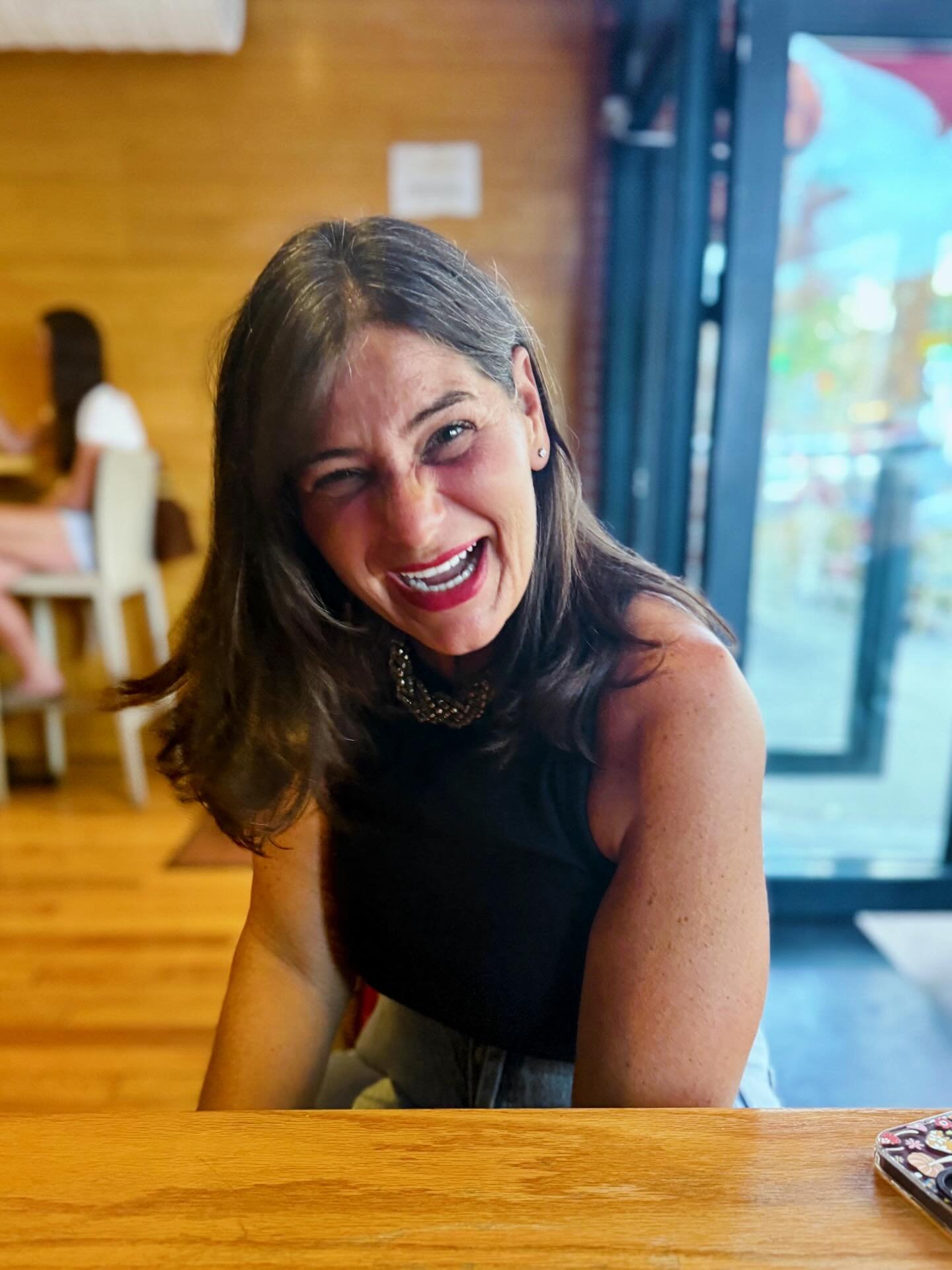 Date night with my Mia &hearts;️🍣🎉🌸 A perfectly balmy and warm end of summer Queens Friday evening  #gratefulheart